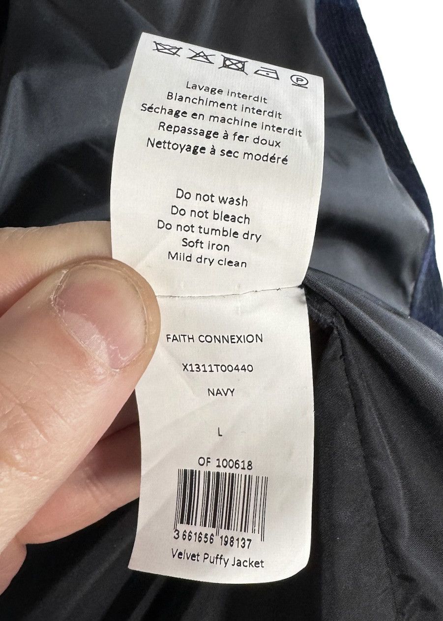 Faith Connexion Faith Connexion Blue Black Camo Corduroy Bomber Jacket Size US L / EU 52-54 / 3 - 8 Thumbnail