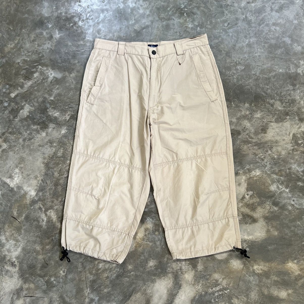 Stussy 2000s Stussy Parachute Style Capri Utility Pants Size US 34 / EU 50 - 1 Thumbnail
