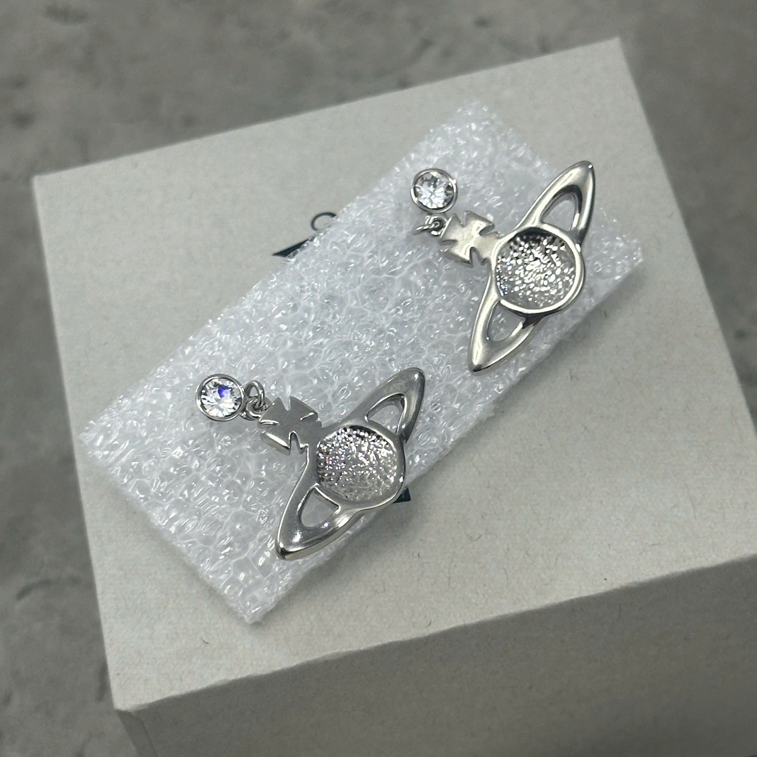 Vivienne Westwood VIVIENNE WESTWOOD Mini Bas Relief Drop Earrings Size ONE SIZE - 2 Thumbnail