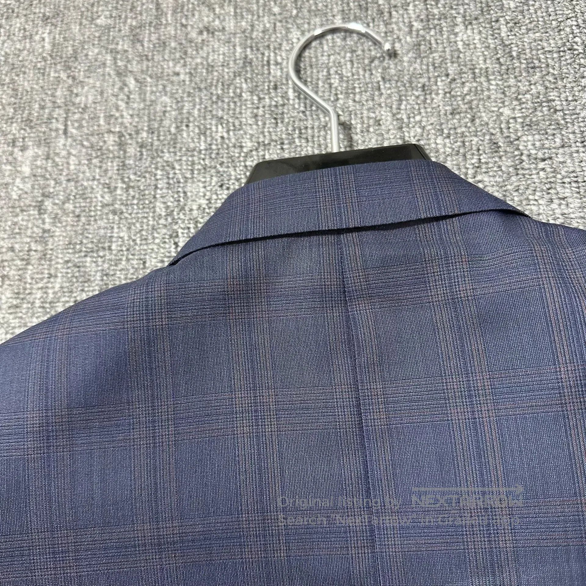 Dior Dior Checkered Midnight Blue Suit. Size US S / EU 44-46 / 1 - 4 Thumbnail