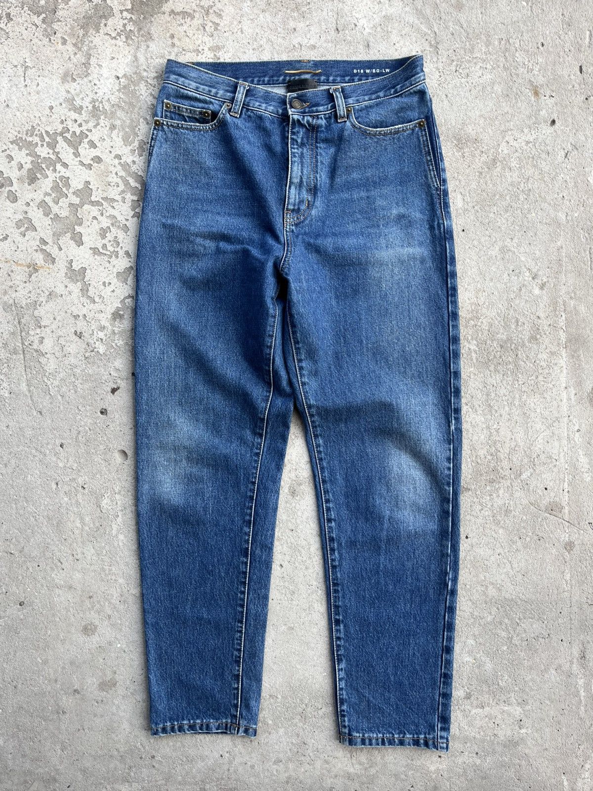 Hedi Slimane × Saint Laurent Paris AW16 Saint Laurent Paris by Hedi Slimane D18 Jeans Denim Size 27" / US 4 / IT 40 - 1 Thumbnail