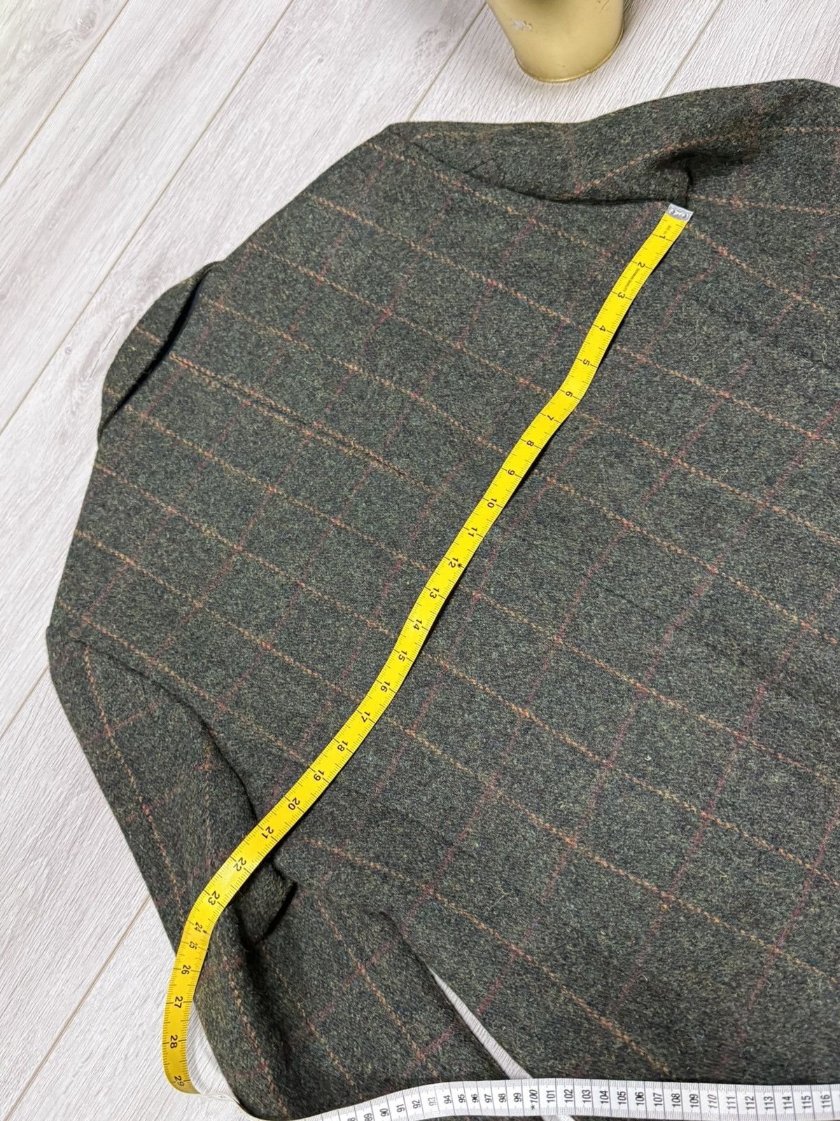 Harris Tweed Harris Tweed wool M&S vintage woven blazer tuxedo 2 buttons Size US M / EU 48-50 / 2 - 15 Thumbnail