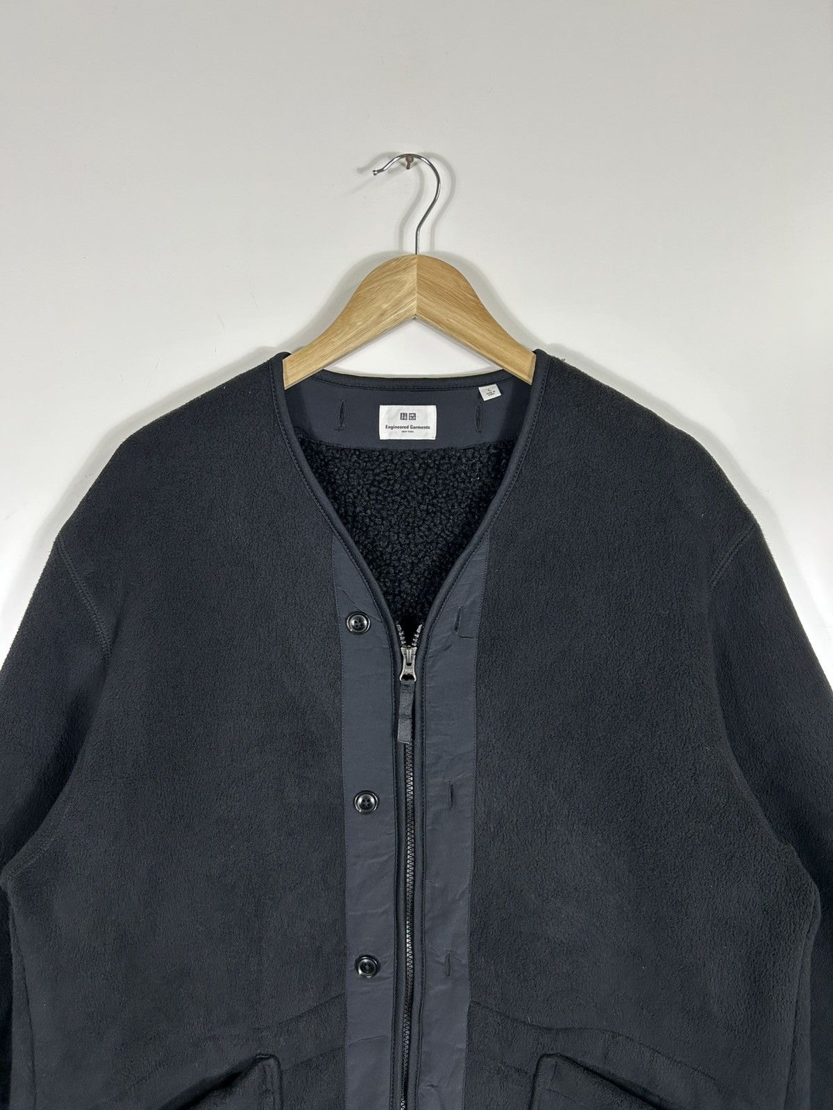 Engineered Garments × Uniqlo 🔥Engineered Garments❌Uniqlo Fleece Zipper Jacket Size US L / EU 52-54 / 3 - 4 Thumbnail