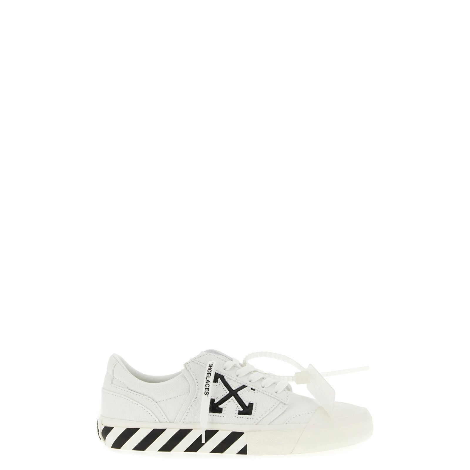 OFF-WHITE Vulcanized Undercut Women's White Sneakers New & A
