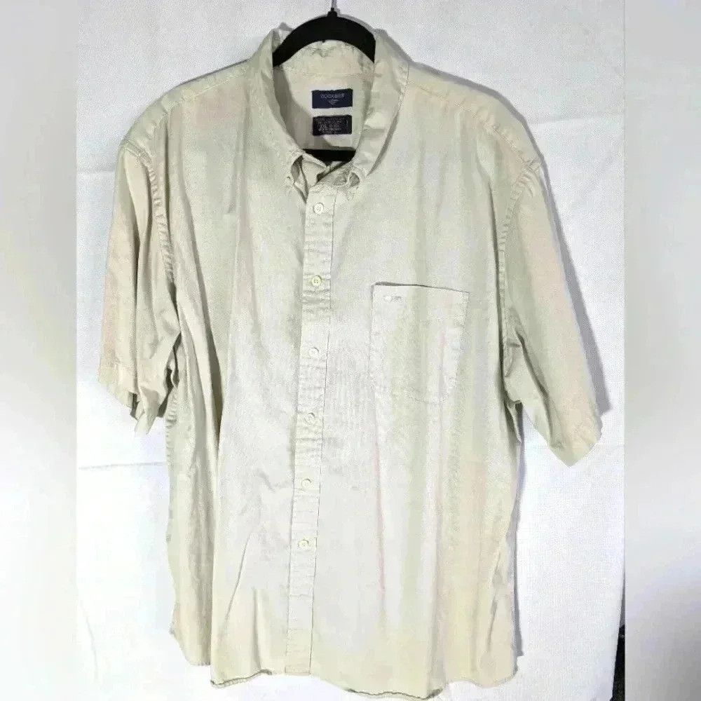 Dockers Men's Docker's casual shirt tan button down 2xl XXL Size US XXL / EU 58 / 5 - 1 Thumbnail