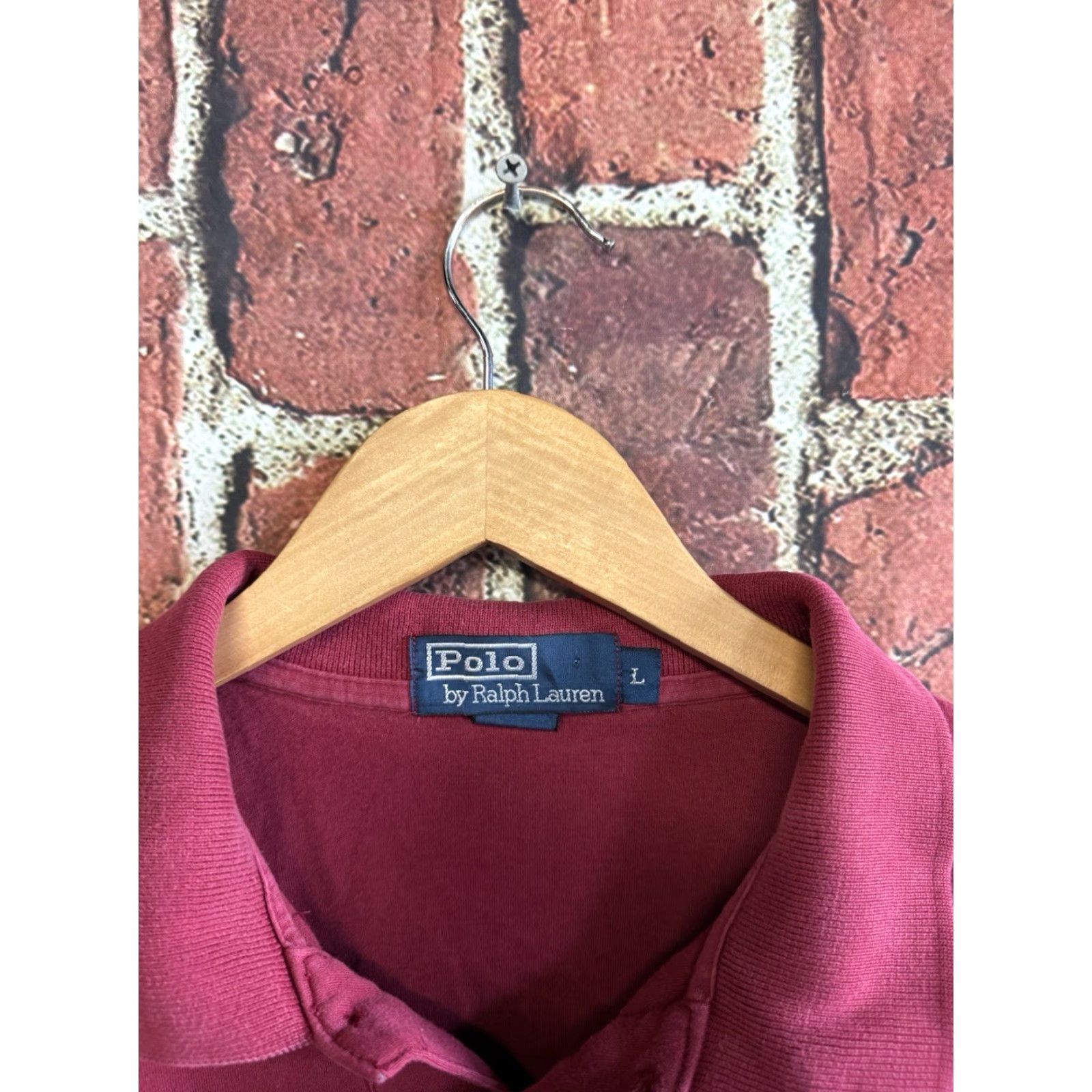 Polo Ralph Lauren Polo Ralph Lauren Mens Red Short Sleeve Polo Shirt L Size US L / EU 52-54 / 3 - 3 Thumbnail