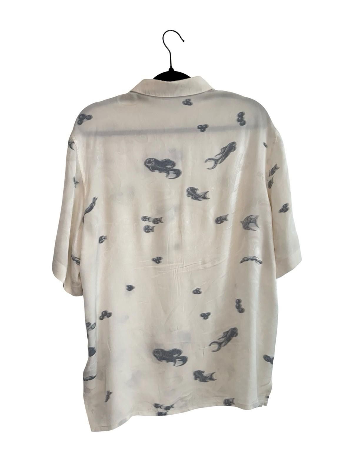 RAGEBLUE Dior x Kenny Scharf Silk Shirt Jellyfish Print Size 39 Size US M / EU 48-50 / 2 - 2 Thumbnail