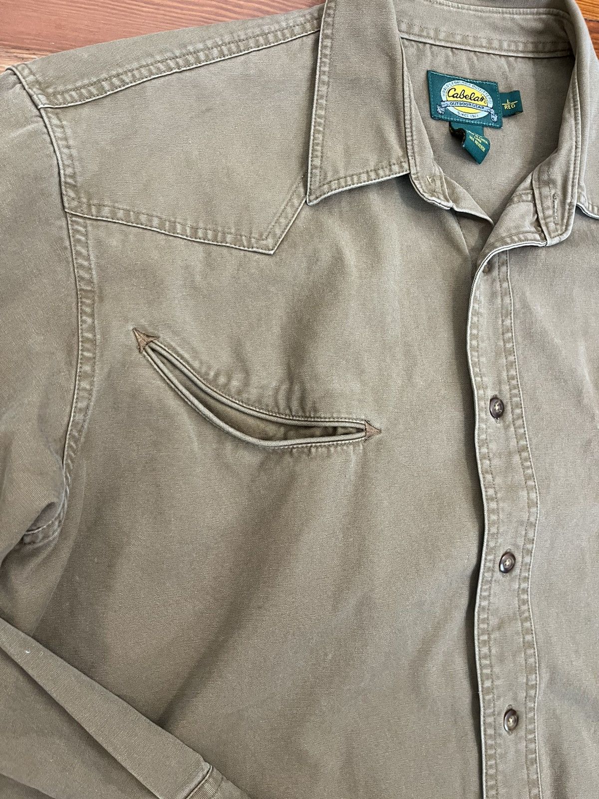 Cabelas Cabelas Cotton Overshirt Size US L / EU 52-54 / 3 - 4 Thumbnail