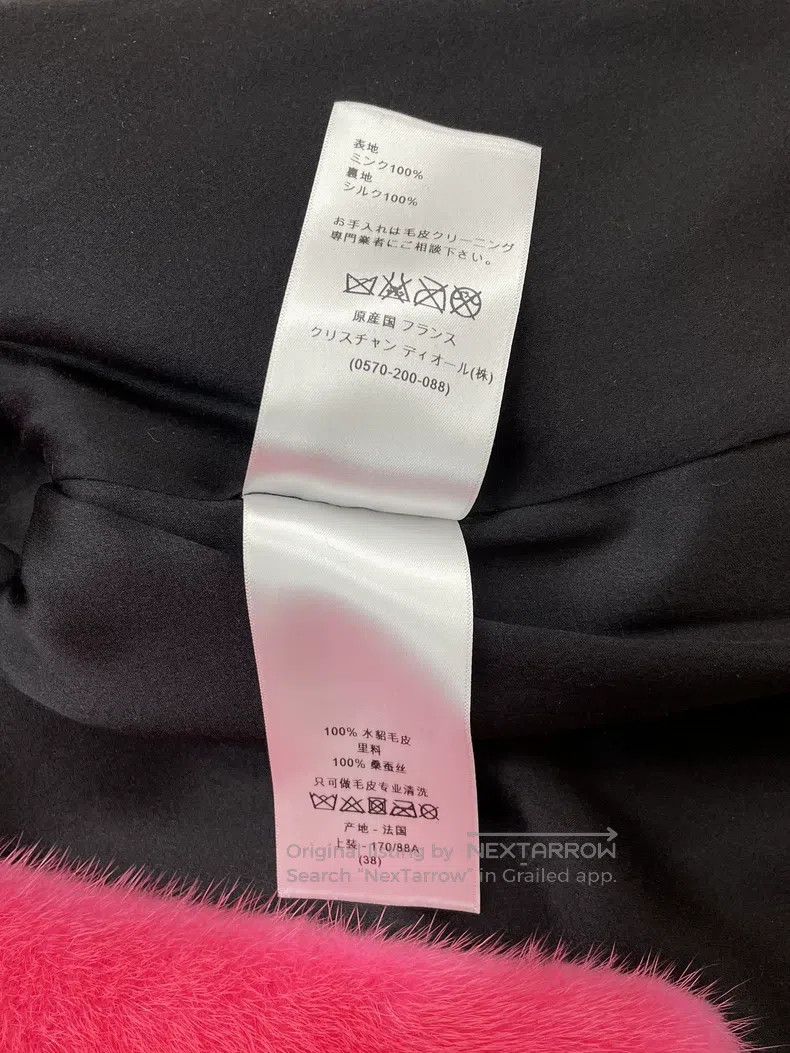 Dior Dior Peach-red mink fur coat Size XS / US 0-2 / IT 36-38 - 5 Thumbnail