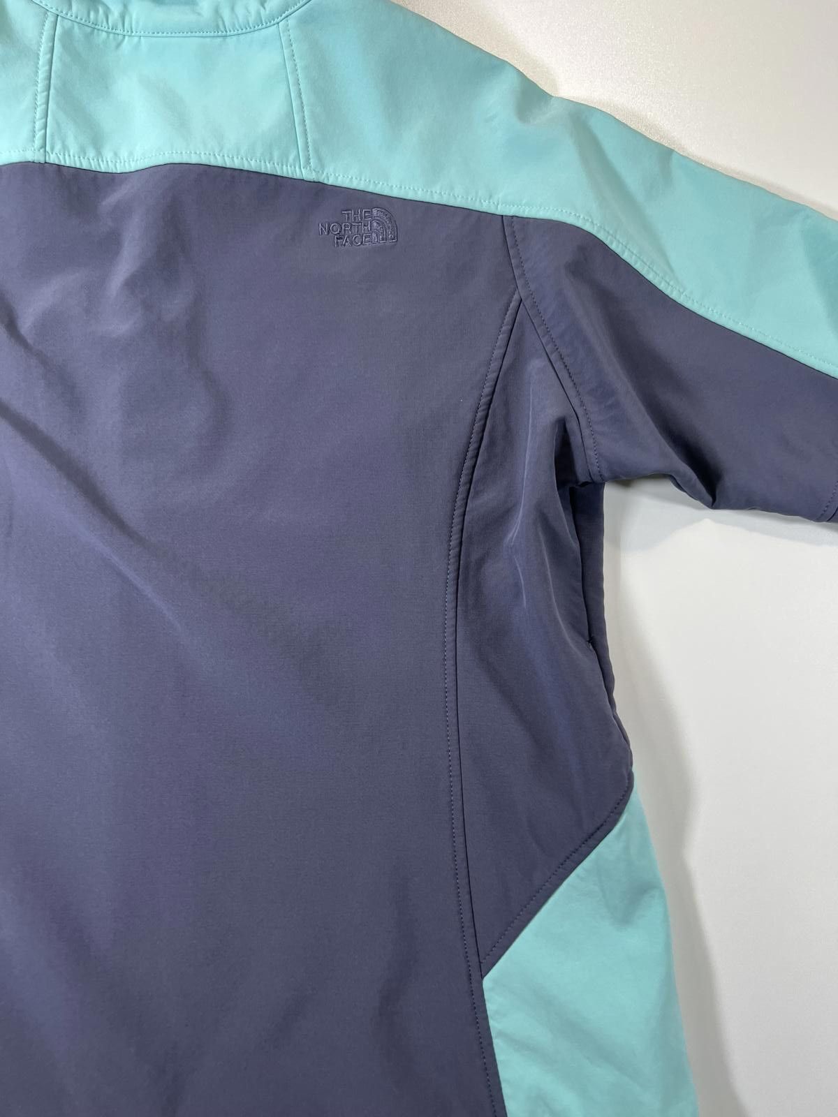 The North Face The North Face Women's Light Blue and Navy Softshell Jacket Size XXL / US 16-18 / IT 52-54 - 7 Thumbnail