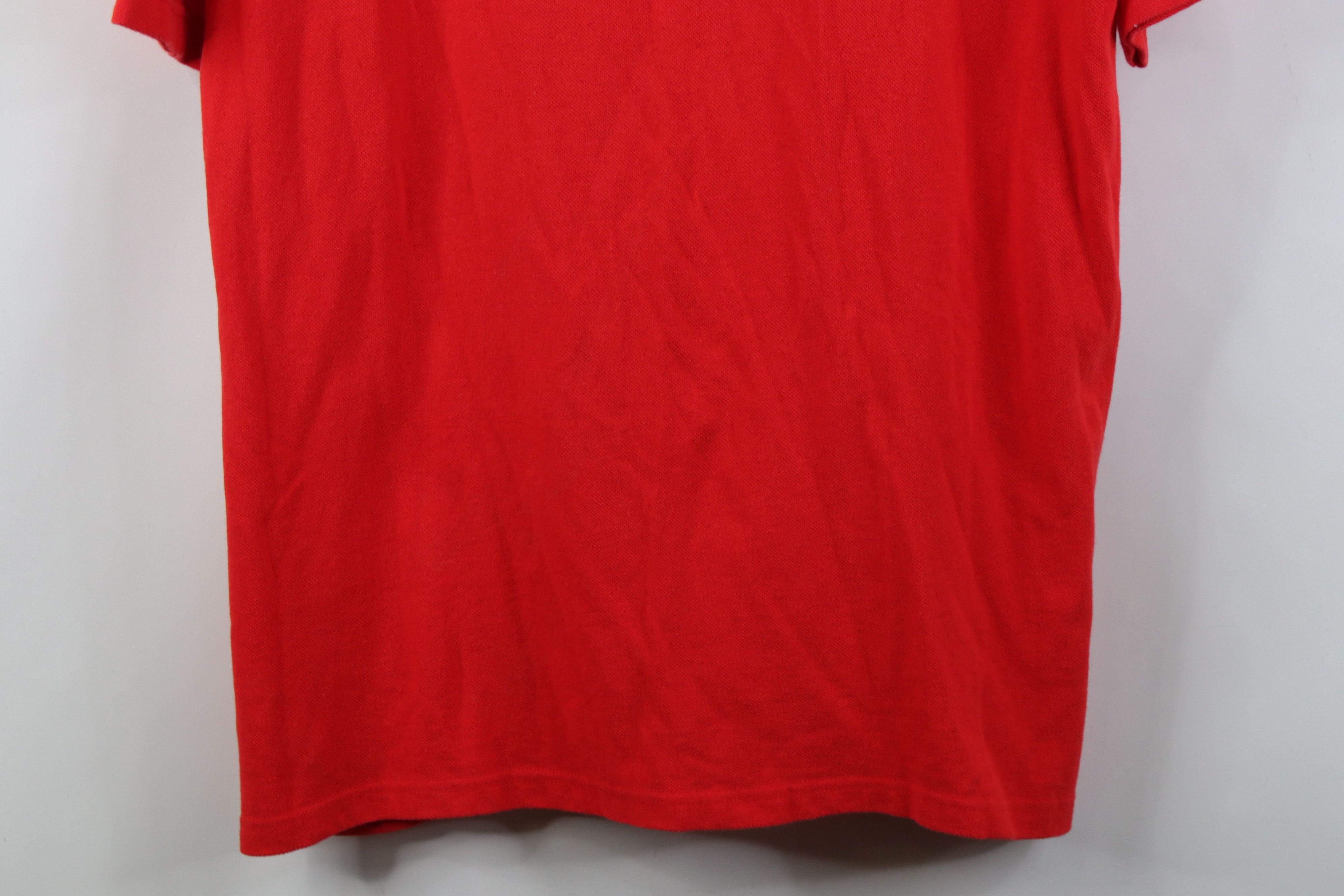 Vintage Vintage 90s Ohio State University Golf Polo Shirt Red USA Size US L / EU 52-54 / 3 - 3 Thumbnail