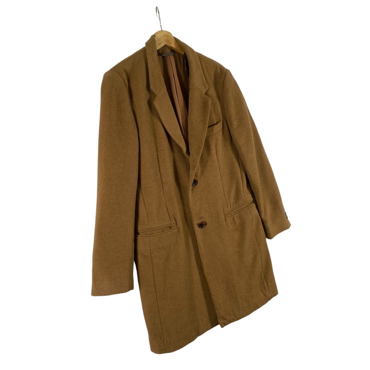 Japanese Brand × Other × monkey time Vintage Monkey Time Wool Long Jacket M Size Brown Colour Size US M / EU 48-50 / 2 - 3 Thumbnail