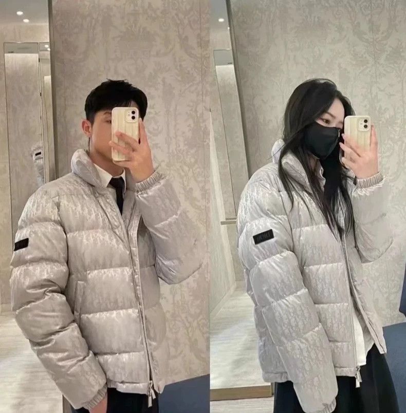 Dior Dior Classic Oblicque Full Print Logo Down Jacket 2503-Next Size US S / EU 44-46 / 1 - 6 Thumbnail