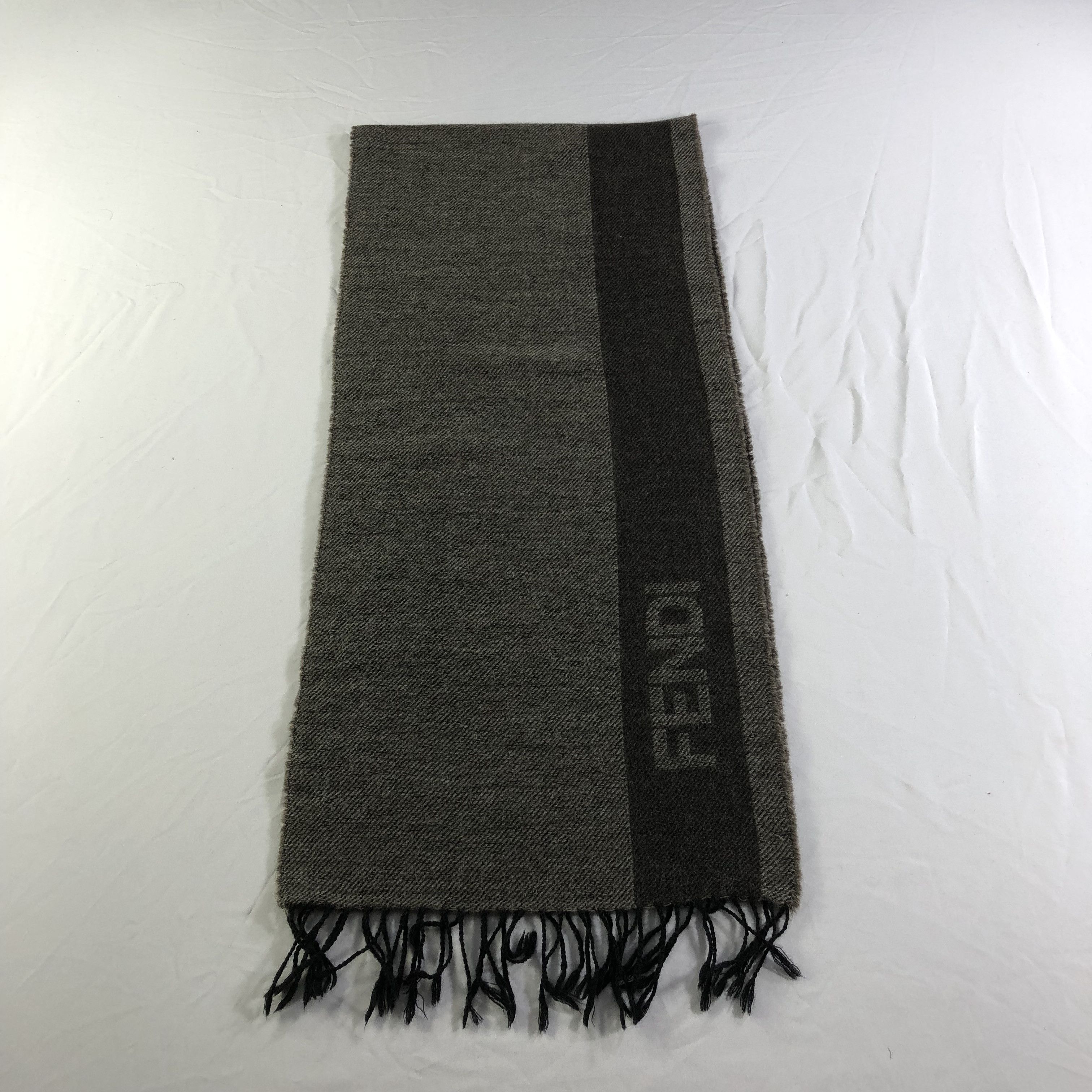 Fendi Fendi Wool Scarf Muffler Neckwear V2307 Size ONE SIZE - 2 Thumbnail