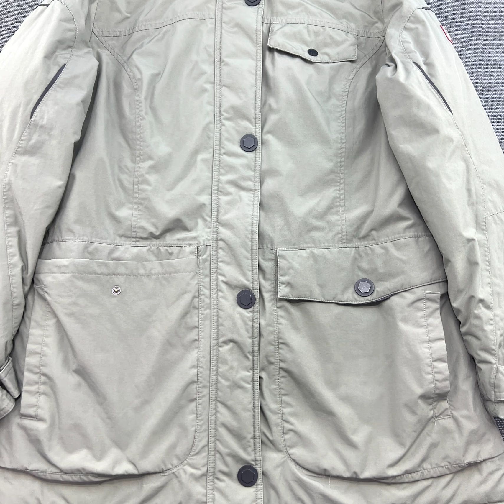 Vintage VINTAGE? No — Engelbert Strauss Vision Parka Jacket Womens XL Gray Hooded Work Job Workwear Jacket Size XL / US 12-14 / IT 48-50 - 2 Thumbnail