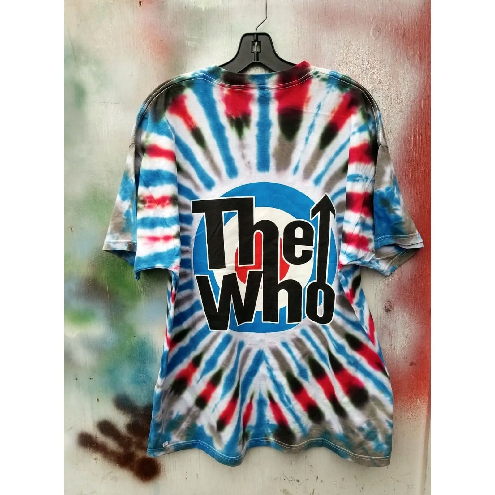Fruit Of The Loom VINTAGE The Who Tie Dye ROCK CONCERT TOUR Shirt 2XL Mens Size US XXL / EU 58 / 5 - 4 Thumbnail