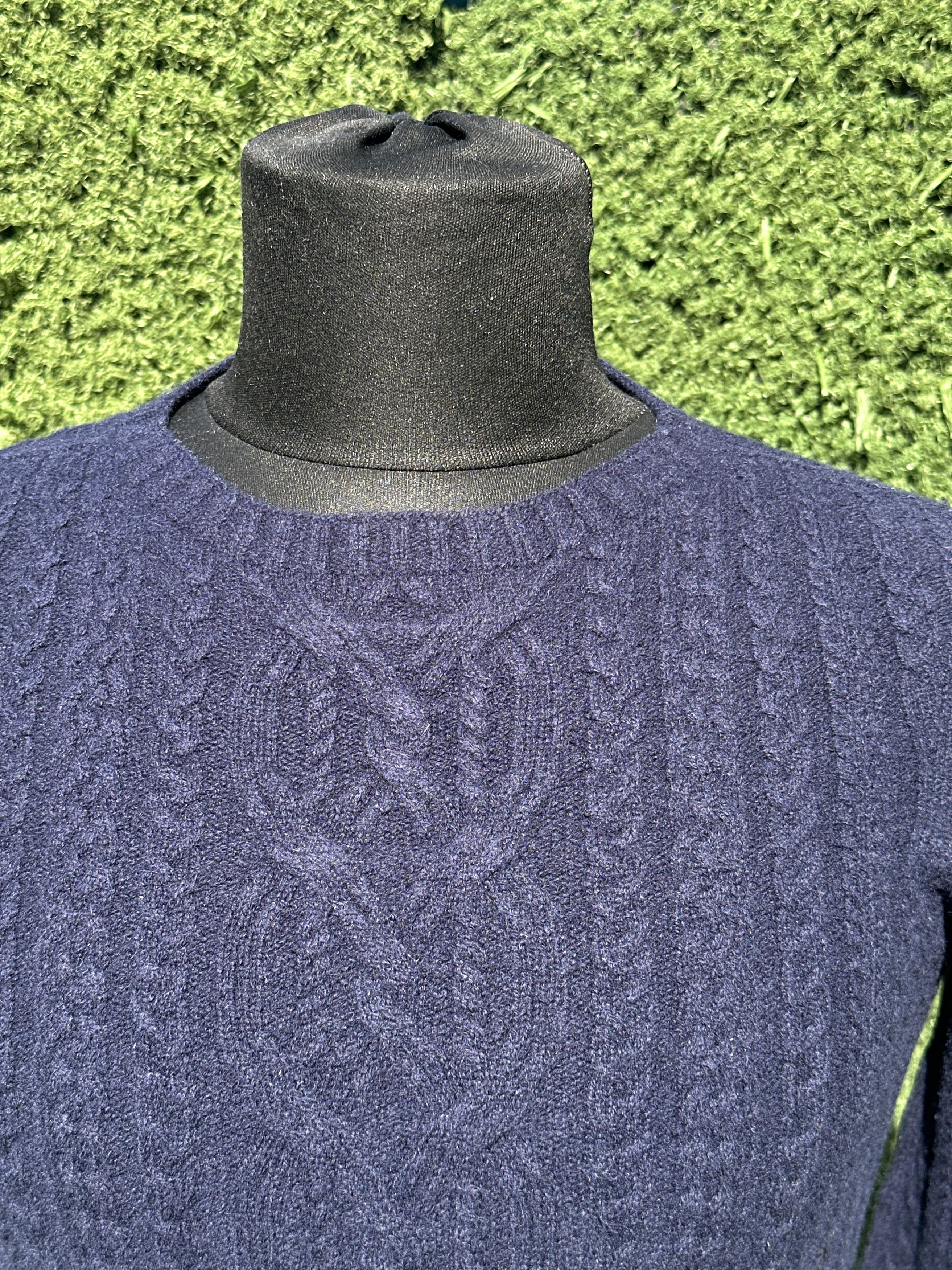 The Row 1950$ The Row Chunky Cable Knit Women Navy Pullover Size S M Size S / US 4 / IT 40 - 5 Thumbnail