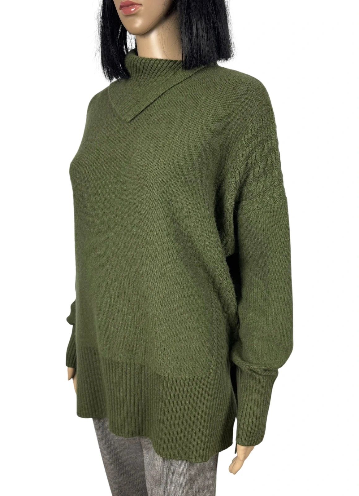 Jaeger Structured Sweater Wool Cashmere size L