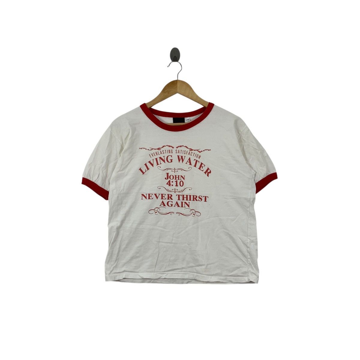 Other UNFLEDGED JAPAN Living Water Raglan Ringer Tee Shirt Top Size S / US 4 / IT 40 - 1 Thumbnail