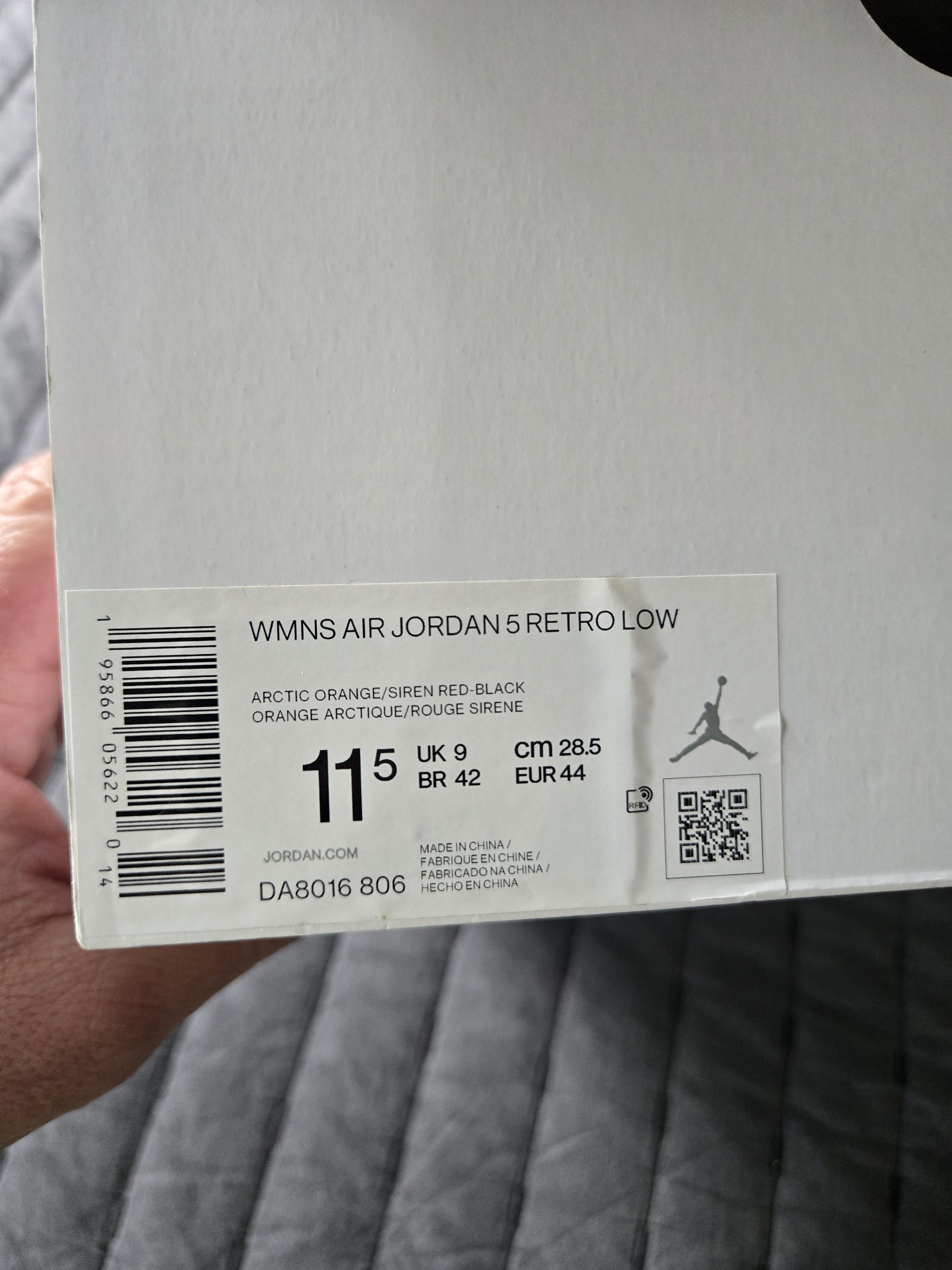 Jordan Brand Jordan 5 low Artic Orange Size US 10 / EU 43 - 7 Thumbnail