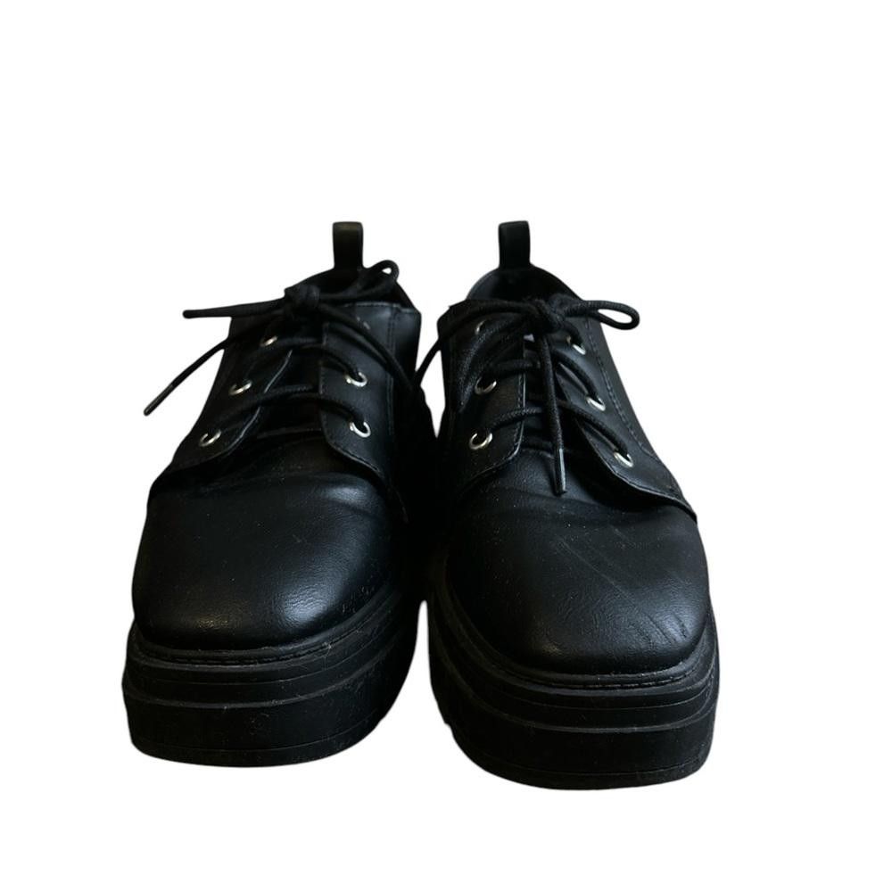 Designer Call it spring Black Platform Oxfords Size US 6 / IT 36 - 4 Thumbnail
