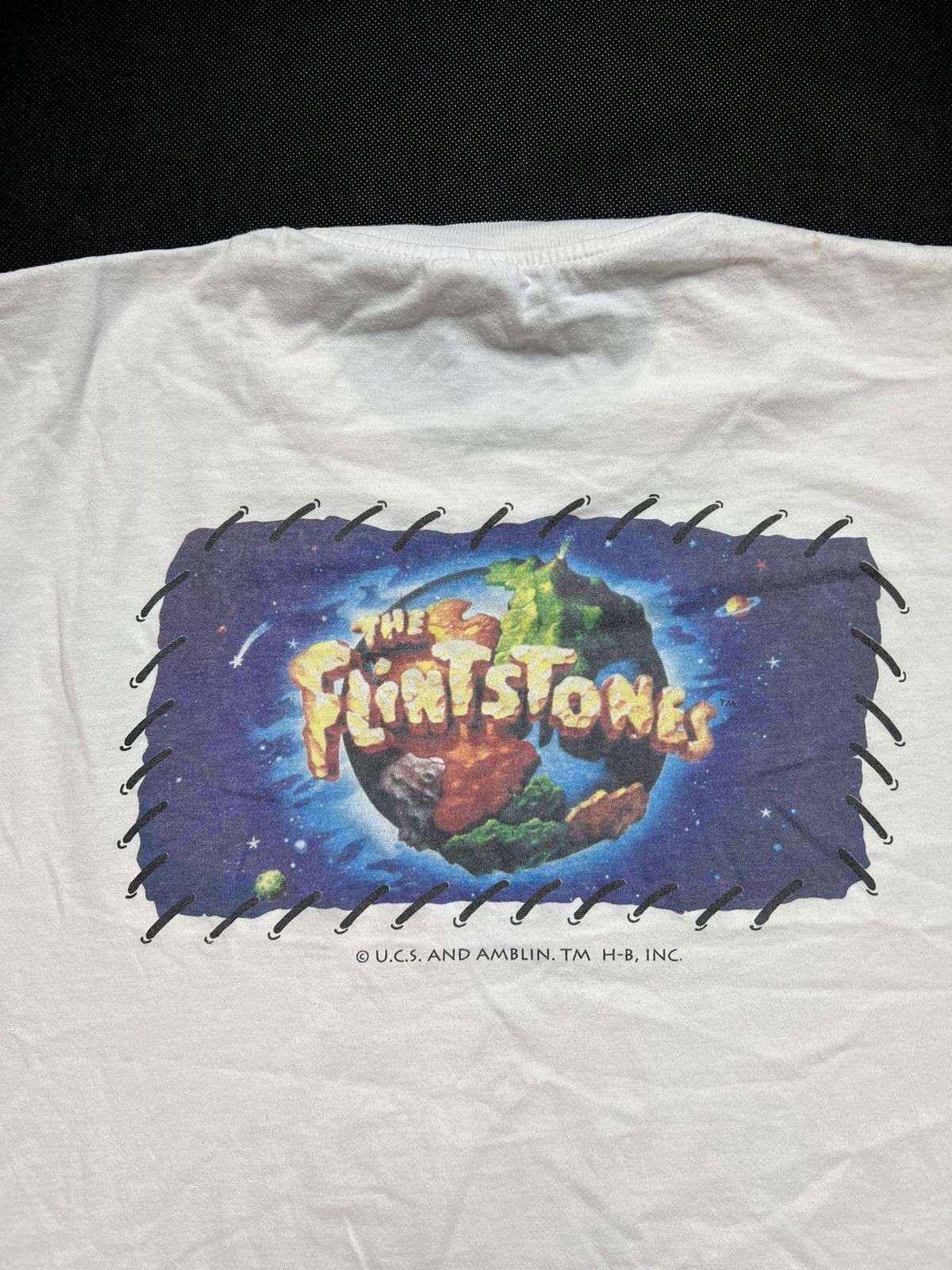 Vintage Tshirt The Flintstones Vintage 90’s Koszulka Single Stitch Size US XL / EU 56 / 4 - 5 Thumbnail