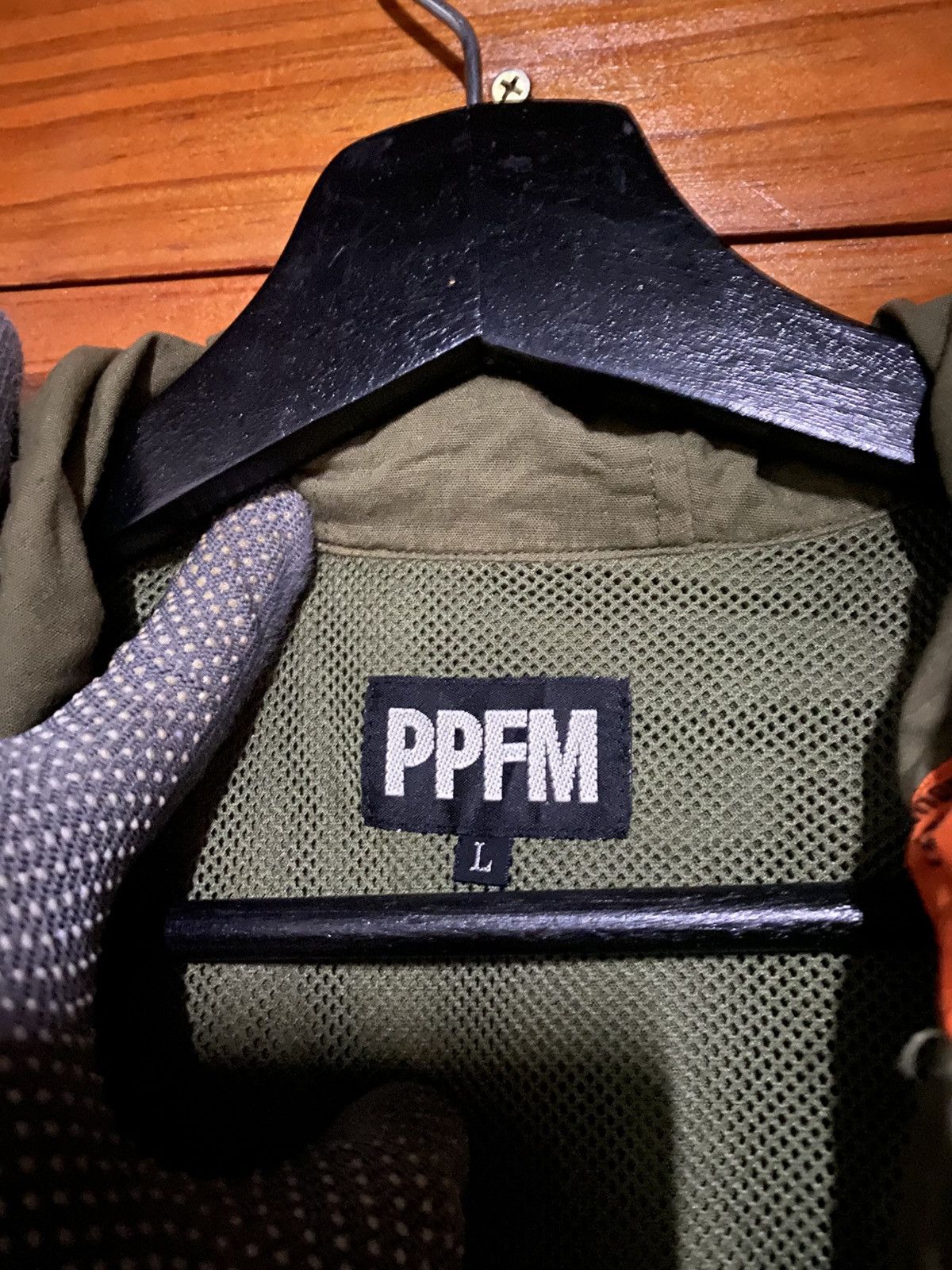 Japanese Brand PPFM Olive Green Hooded Parka Dress | 2000s Streetwear Size M / US 6-8 / IT 42-44 - 6 Thumbnail
