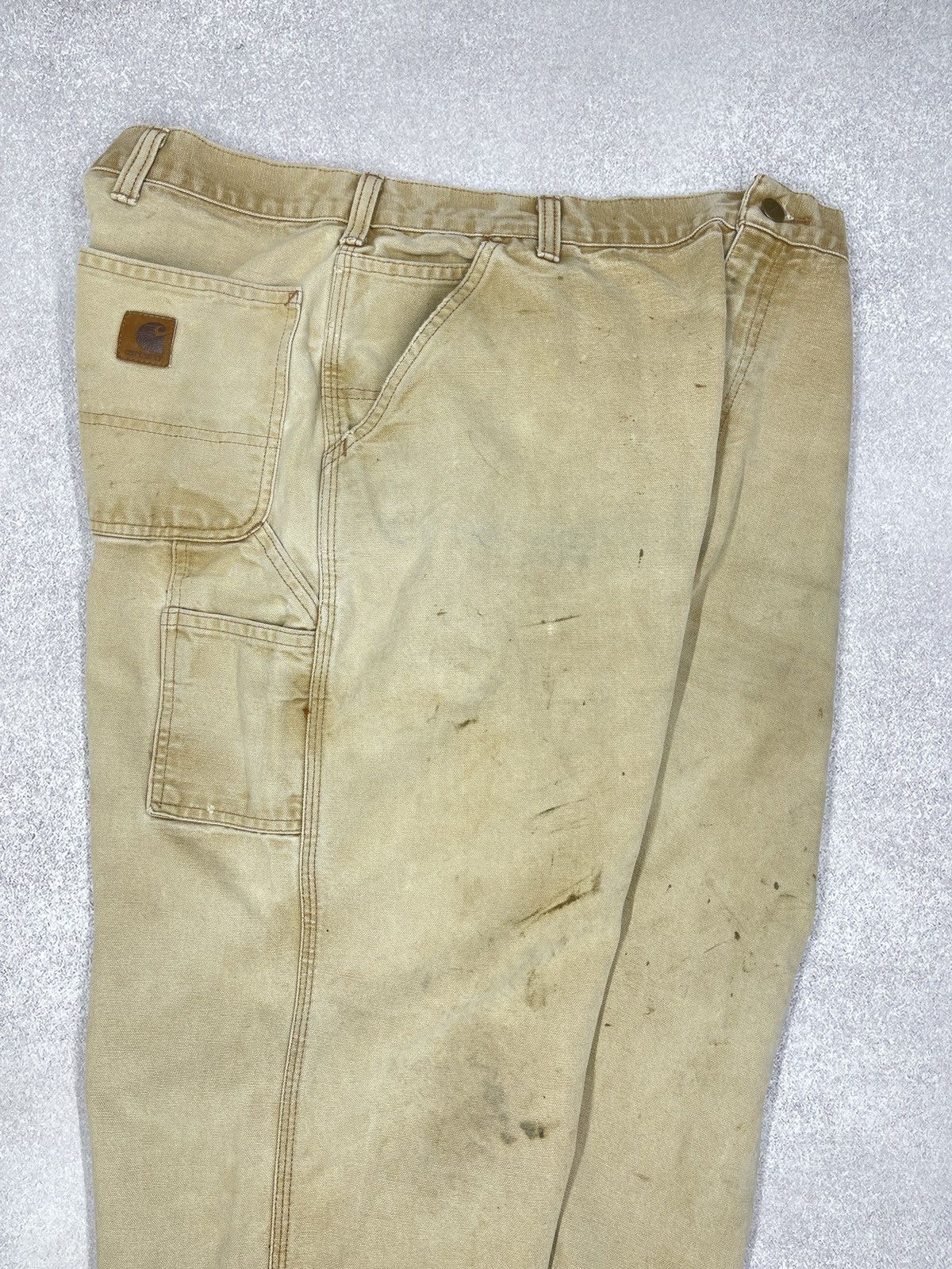 Carhartt Vintage Carhartt B11 BRN Carpenter Pants Distressed Workwear Size US 38 / EU 54 - 6 Thumbnail