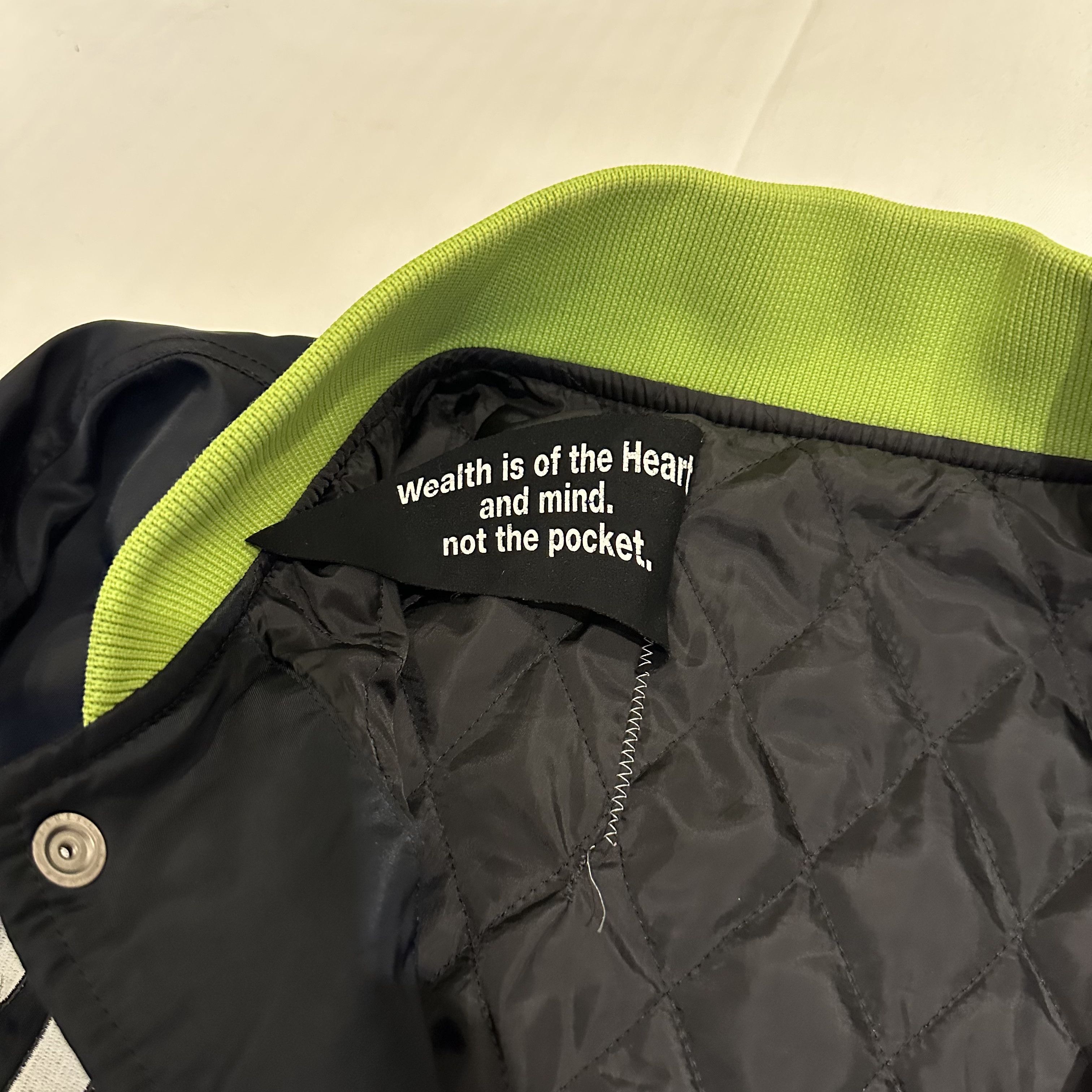 Billionaire Boys Club Billionaire Boys Club 2007 Clock Varsity Jacket Size US XXL / EU 58 / 5 - 8 Thumbnail