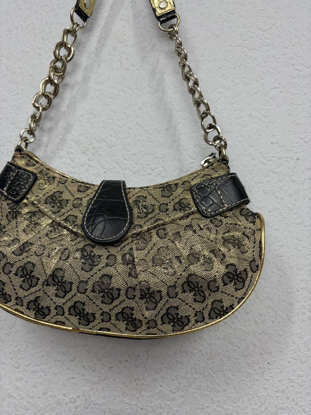 Guess Archive Guess Gold Metal y2k Baguette Shoulder Mini Bag Size ONE SIZE - 18 Thumbnail