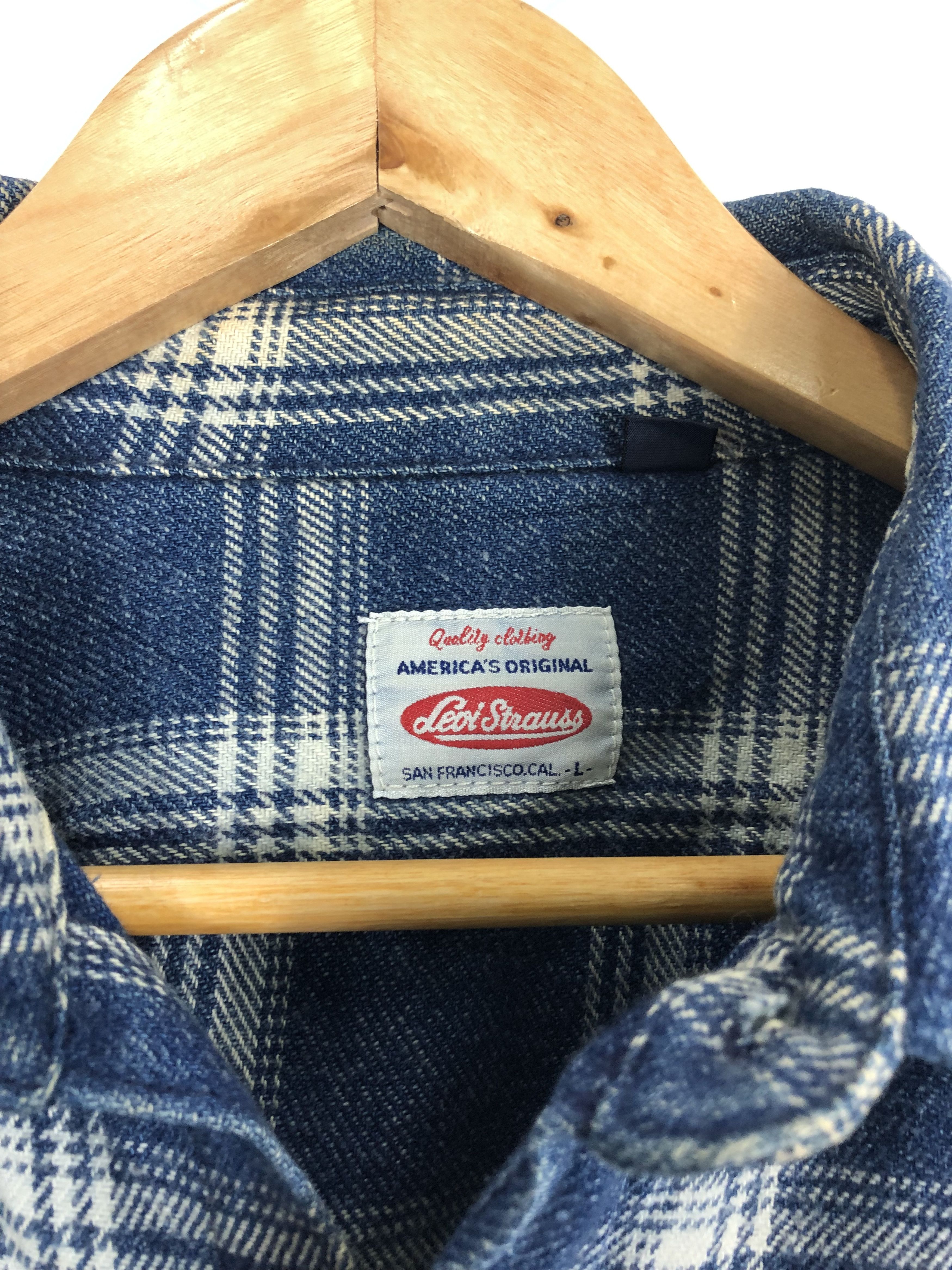 Flannel × Levi's × Vintage Vintage 90s Levis Flannel Plaid Shirt J0441 Size US L / EU 52-54 / 3 - 5 Thumbnail
