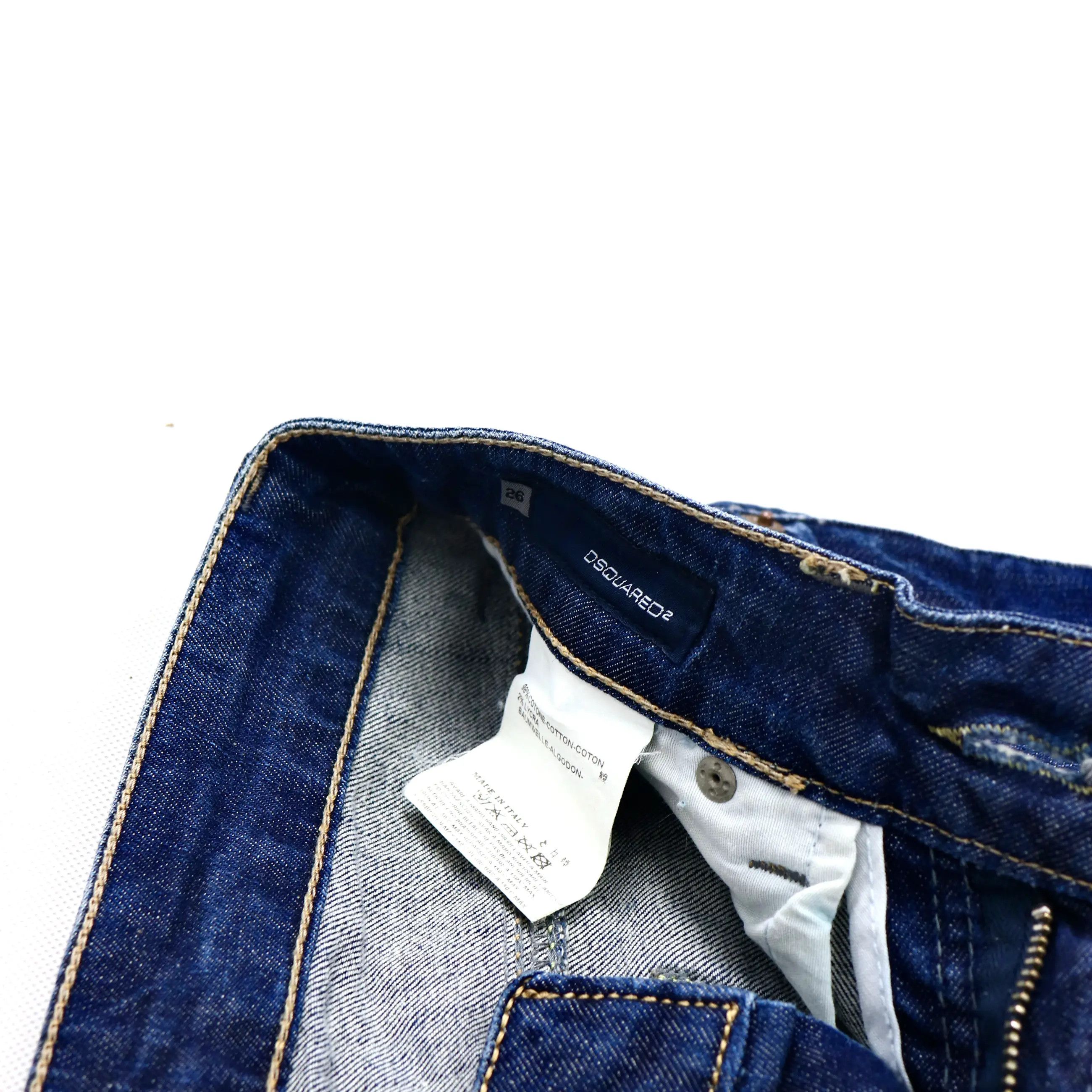 Dsquared2 Vintage Dsquared Skinny Distressed Denim Jeans Size 26" / US 2 / IT 38 - 5 Thumbnail