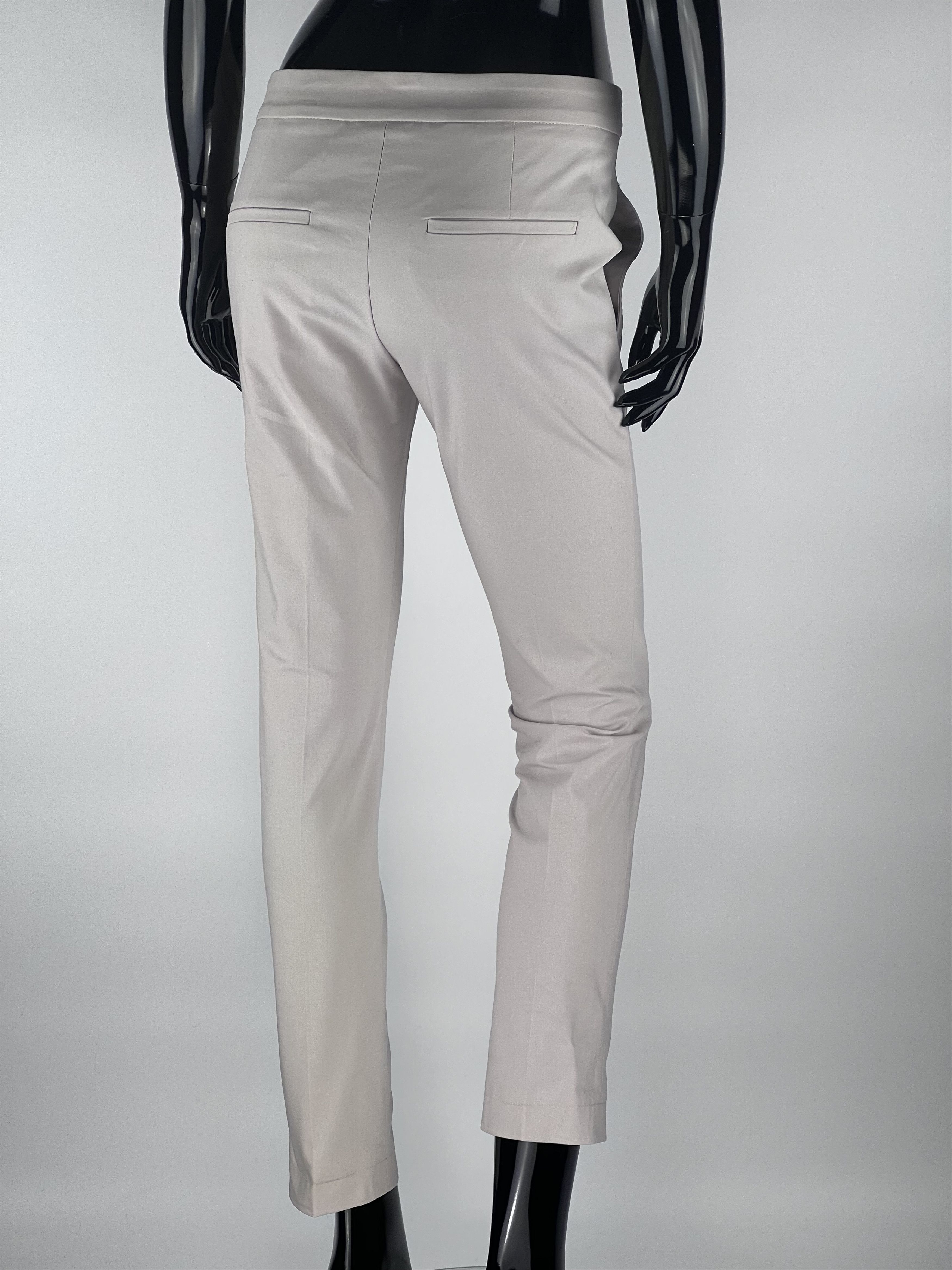 Brunello Cucinelli Brunello Cucinelli Womens Cropped Cotton Pants Size IT40 Size 27" / US 4 / IT 40 - 3 Thumbnail