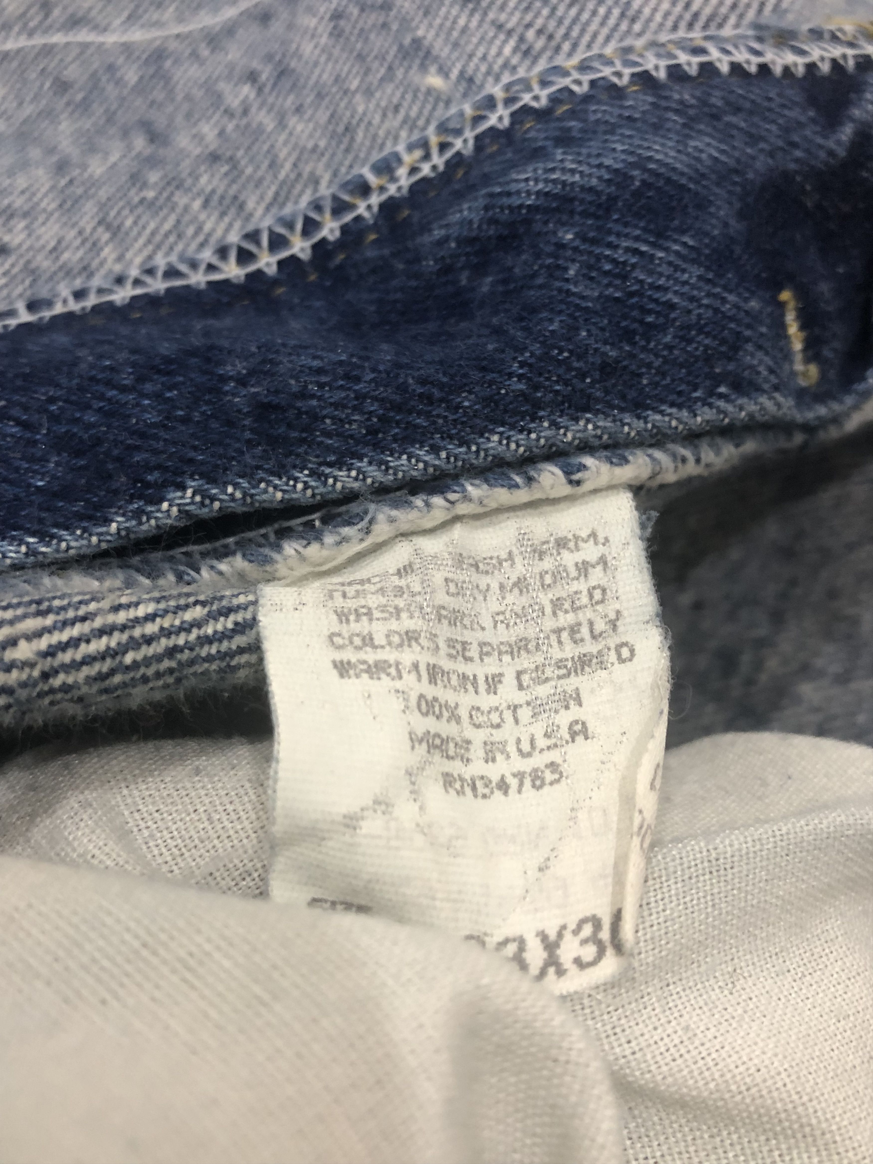 Lee Vintage Lee Denim Jeans Butterfly Custom Distressed USA Size US 33 - 9 Thumbnail