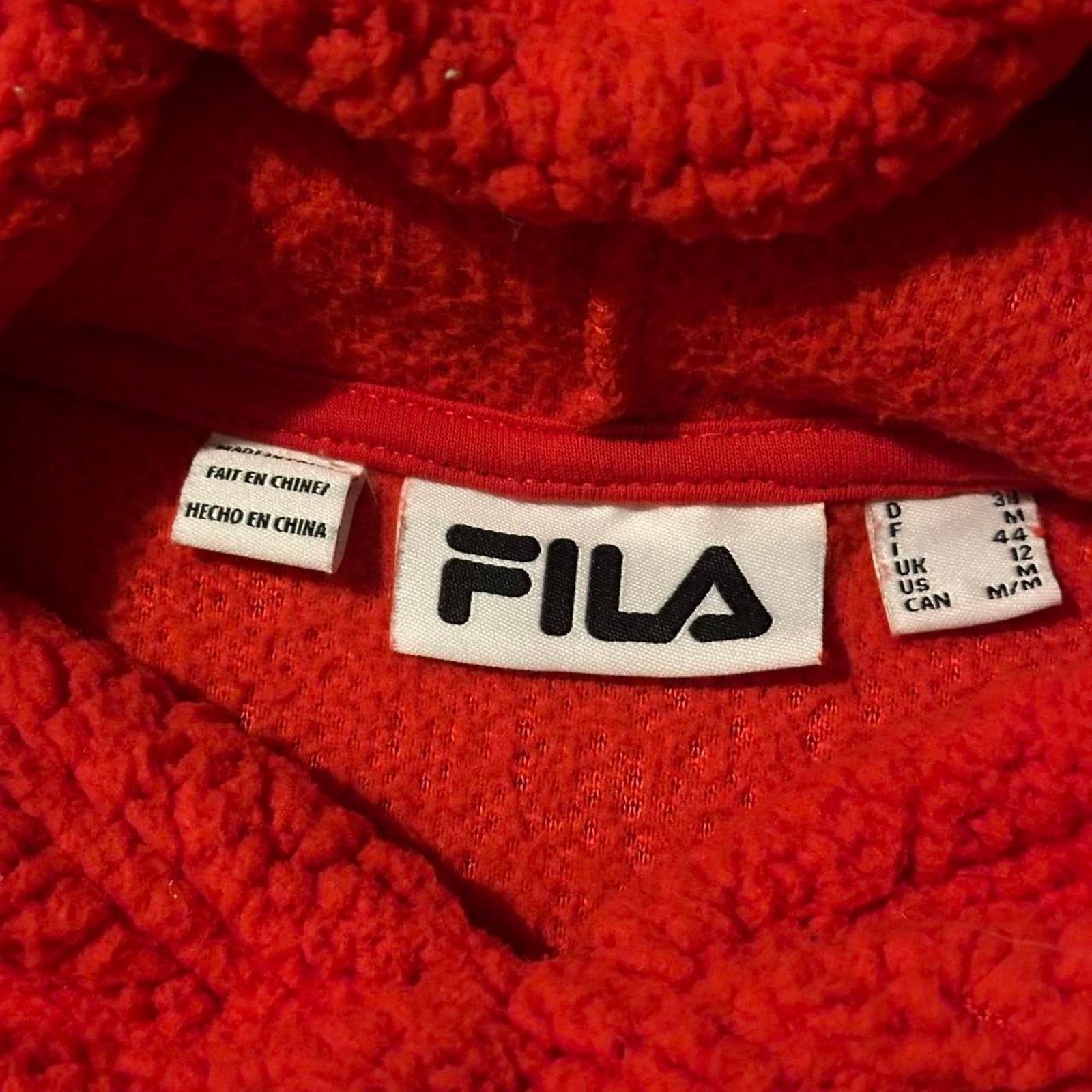 Fila Vintage fila sherpa hoodie Size M / US 6-8 / IT 42-44 - 4 Thumbnail