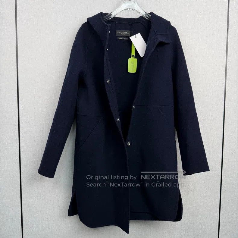Max Mara Max Mara Navy Blue Overcoat Size XS / US 0-2 / IT 36-38 - 1 Thumbnail