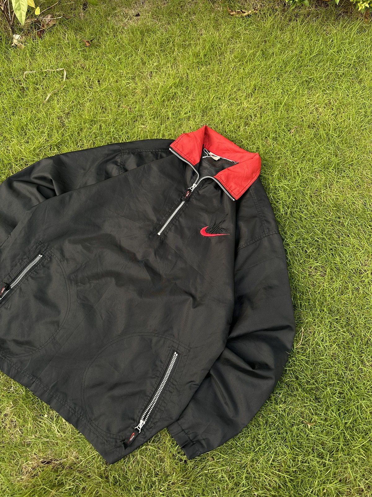 Nike × Vintage 90S NIKE VINTAGE DOUBLE LOGO STREETWEAR LIGHT JACKET Size US L / EU 52-54 / 3 - 3 Thumbnail