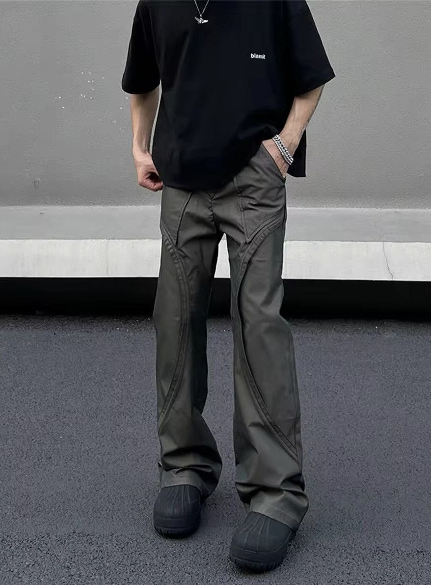 Designer × Vintage Streetwear Design Loose Baggy Straight Casual Pants Size US 33 - 4 Thumbnail