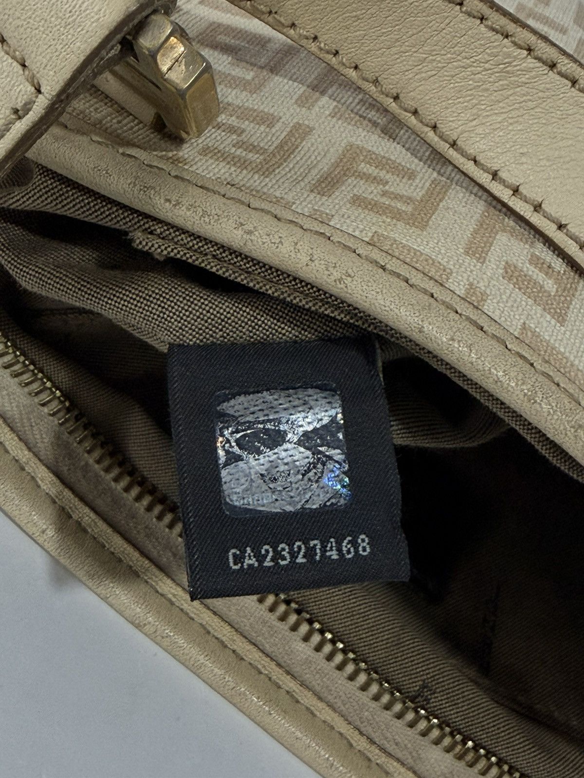 Fendi FENDI PRE-OWNED 2000-2010 Zucchino Canvas crossbody bag Size ONE SIZE - 6 Thumbnail