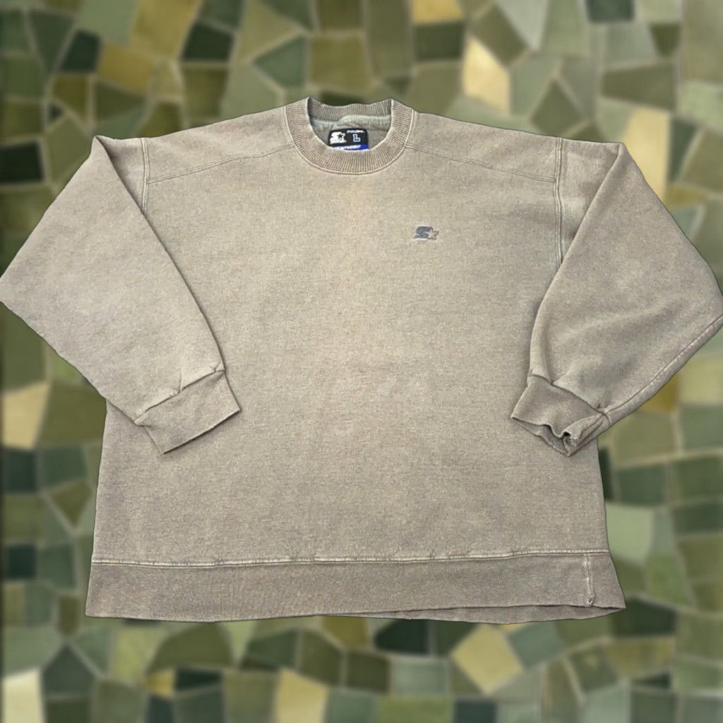 Starter VTG Starter Pro80 Sweatshirt Mens Large Gray Heavyweight Crew Pullover Plain 90s Size US L / EU 52-54 / 3 - 1 Thumbnail