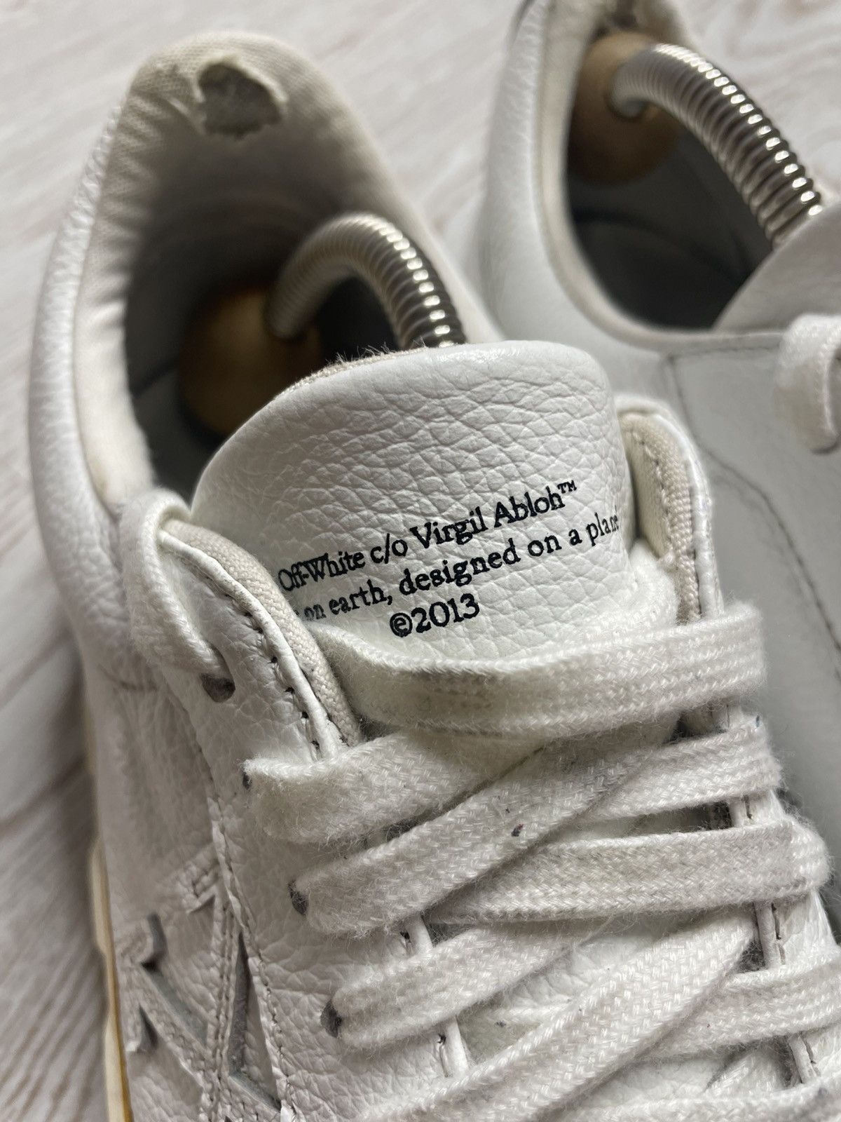 Off-White Off White 2013 White Low Top Leather sneakers size 43 Size US 10 / EU 43 - 7 Thumbnail