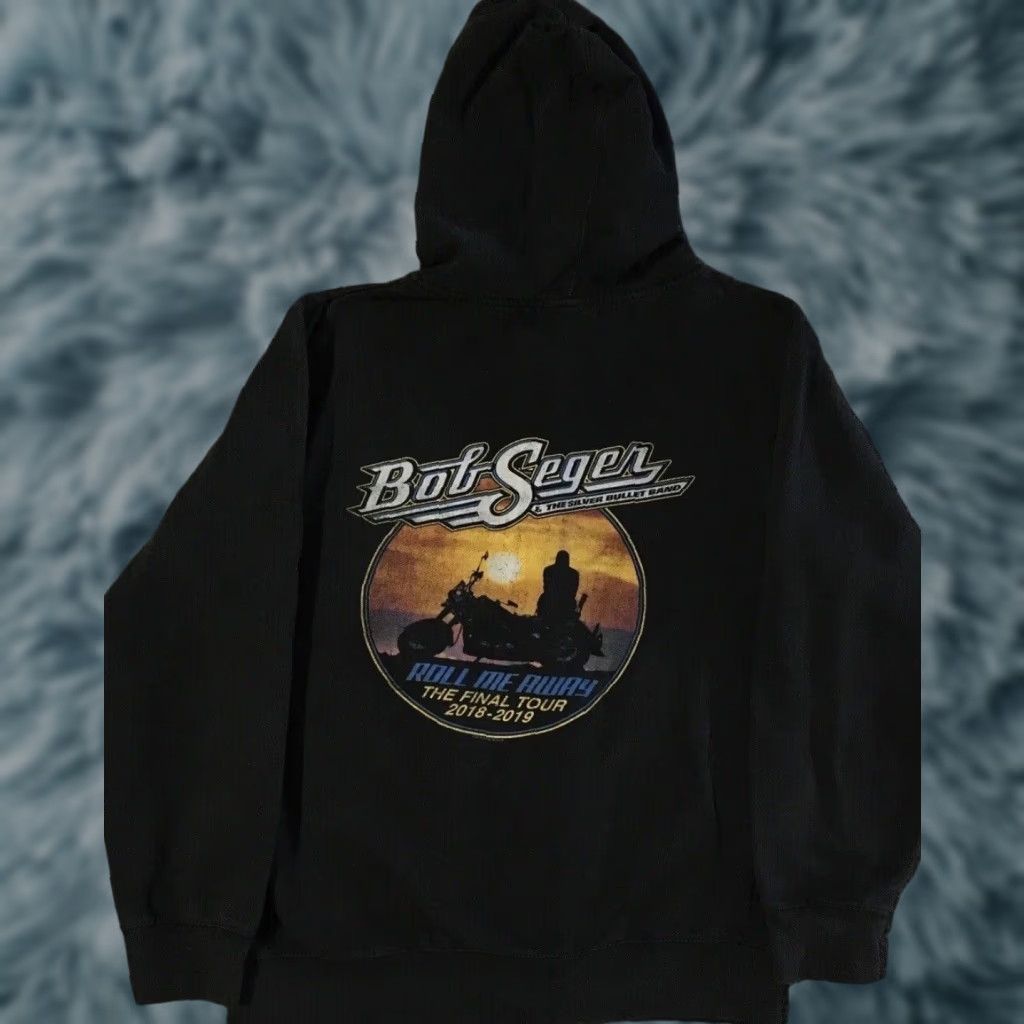 Vintage VINTAGE Bob Seger 2018 Final Tour Faded Zip Hoodie S Men Black Rock Grunge Concert 90s Biker Southwestern Military Music Band Tailored for Mens Size US S / EU 44-46 / 1 - 1 Thumbnail