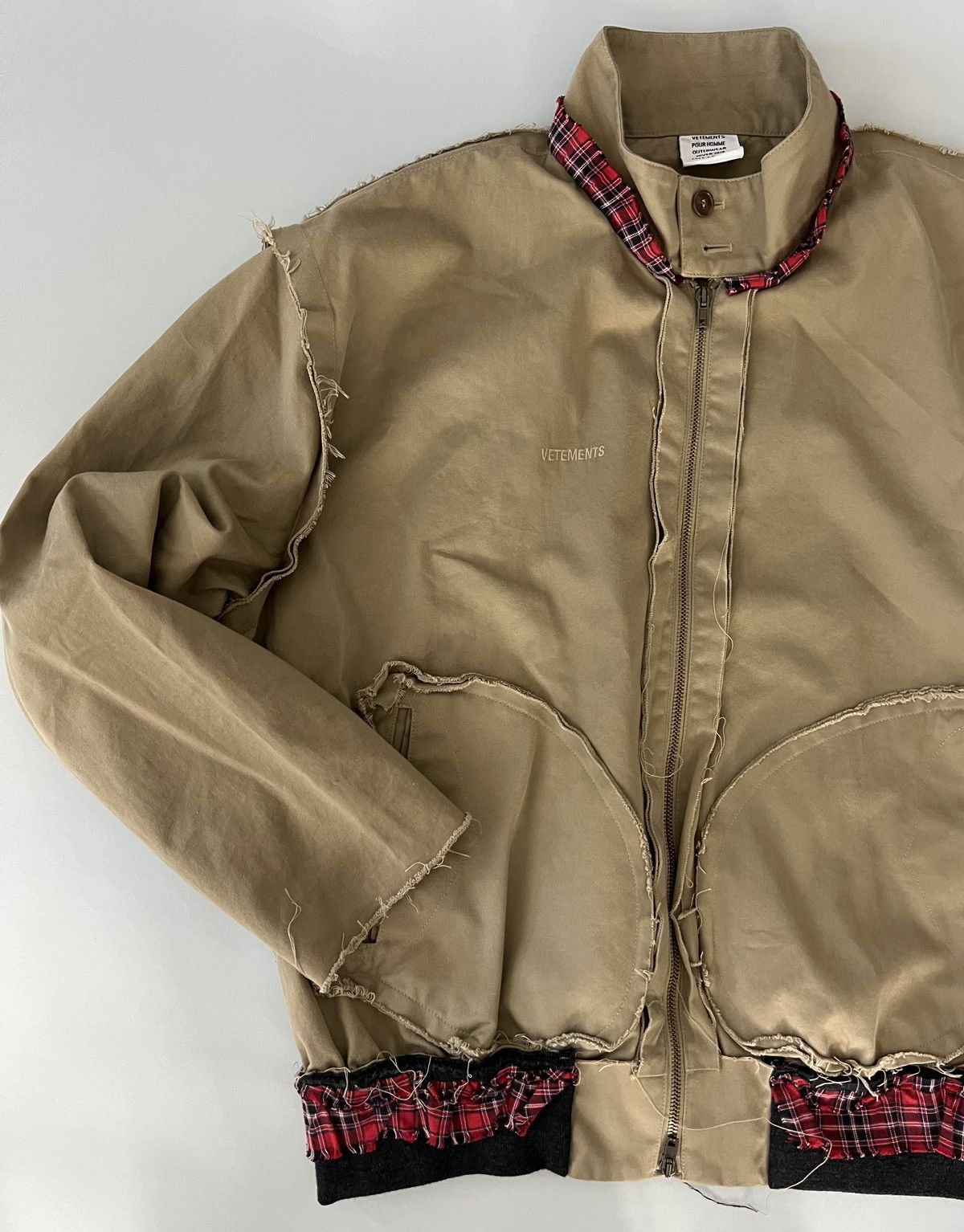 Vetements Vetements nside-out Cotton Harrington Style Jacket Size US M / EU 48-50 / 2 - 2 Thumbnail