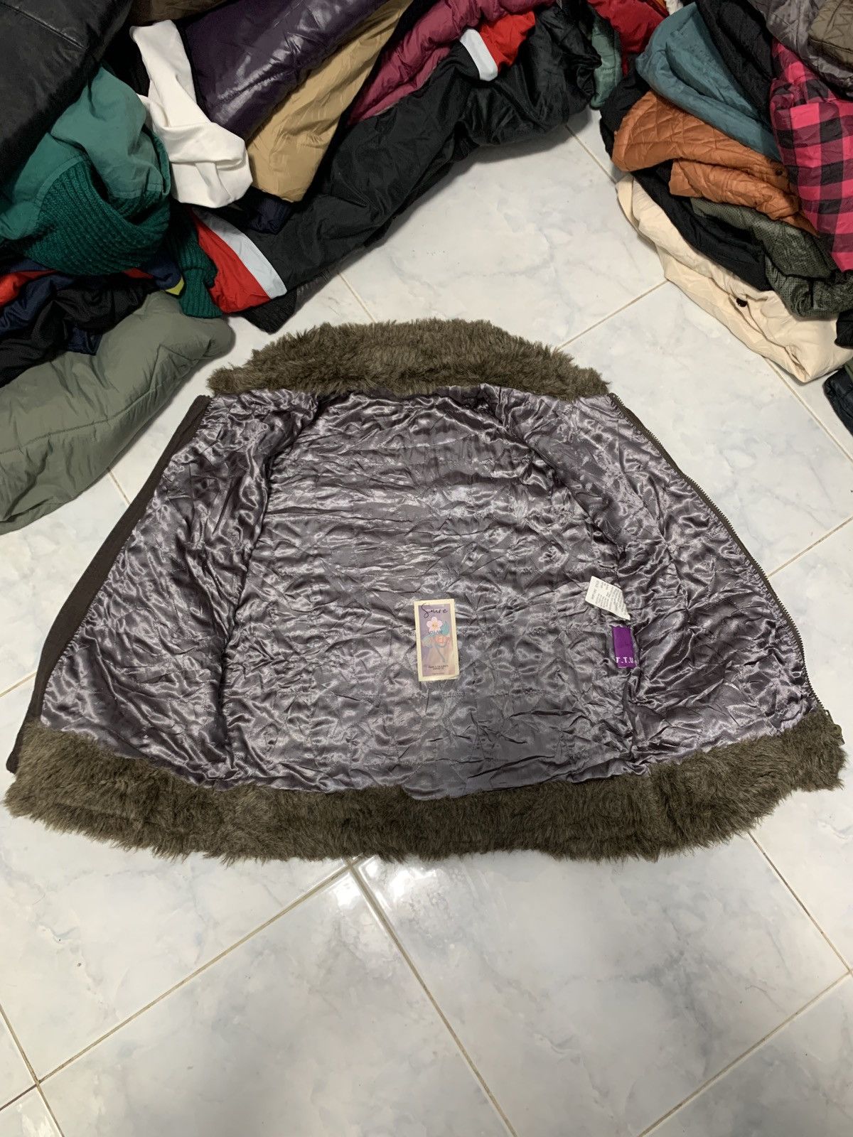 14th Addiction × KMRii × Yasuyuki Ishii FUR DETROIT JACKET GHOTIC PUNK STYLE Size US L / EU 52-54 / 3 - 9 Thumbnail
