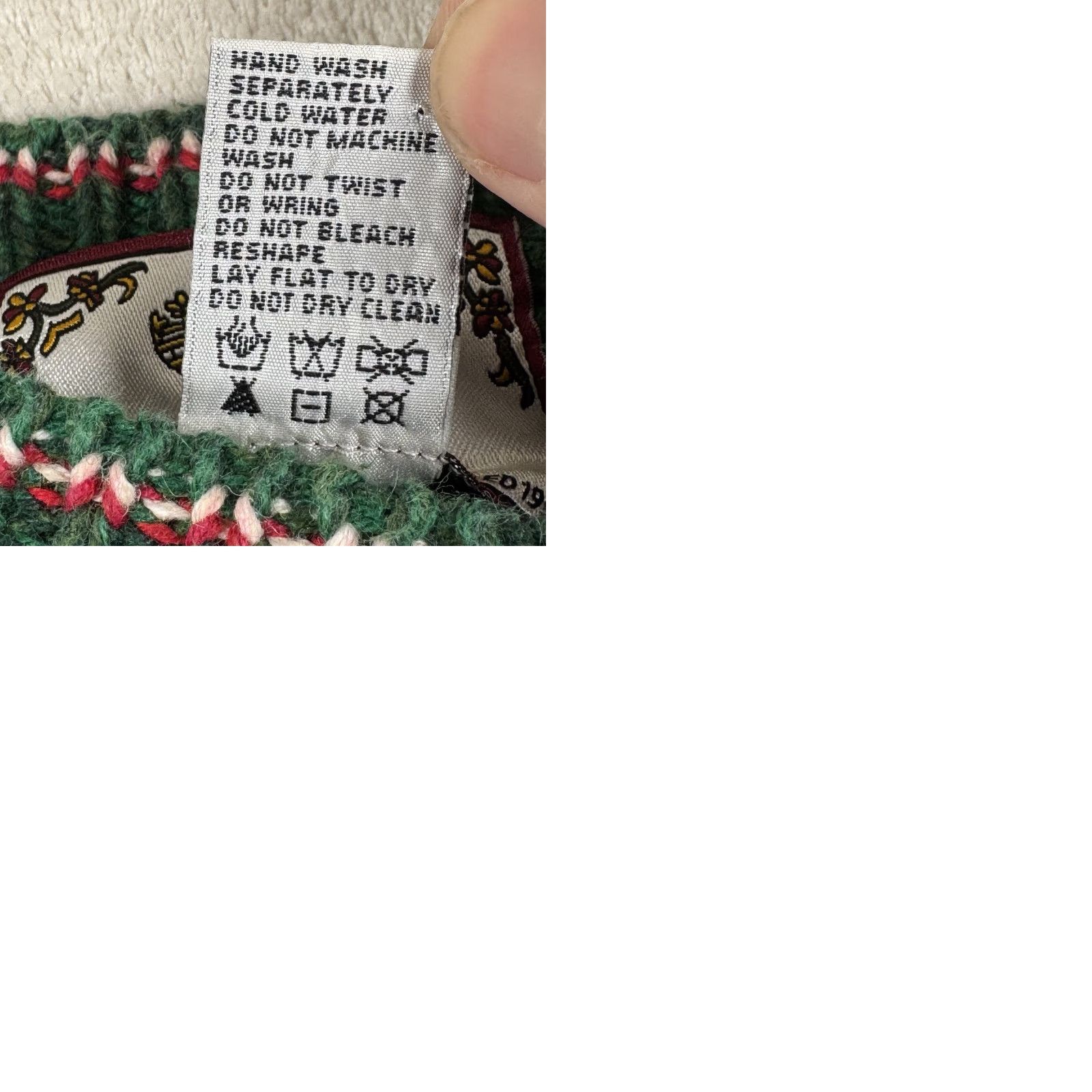 Vintage VINTAGE Tiara International Ugly Christmas Sweater Tree XL Green Embroidered Size XL / US 12-14 / IT 48-50 - 10 Thumbnail