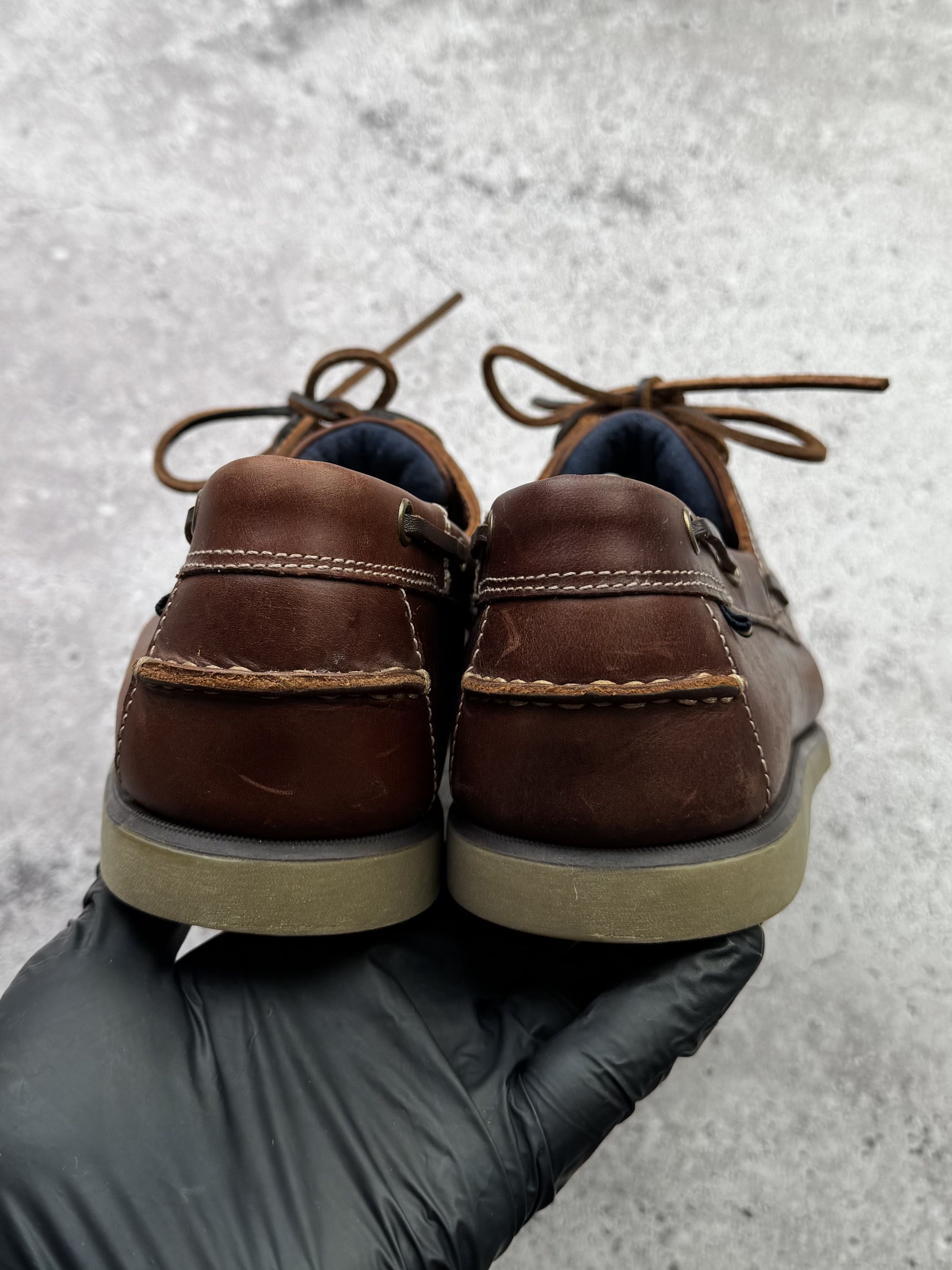 Guidi Vintage Leather Top Sider Guidi STYLE C614(V130) Size US 12 / EU 45 - 8 Thumbnail