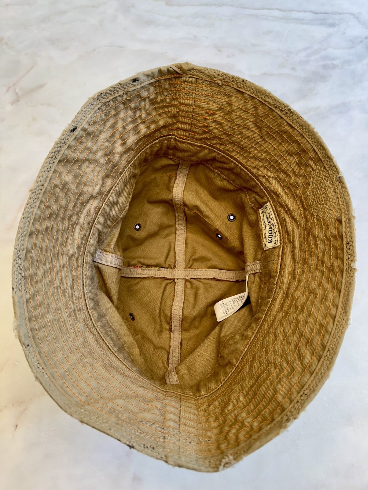 Kapital Kapital - Chino Bucket Hat Gypsy Remake (EK-1444) Size ONE SIZE - 4 Thumbnail