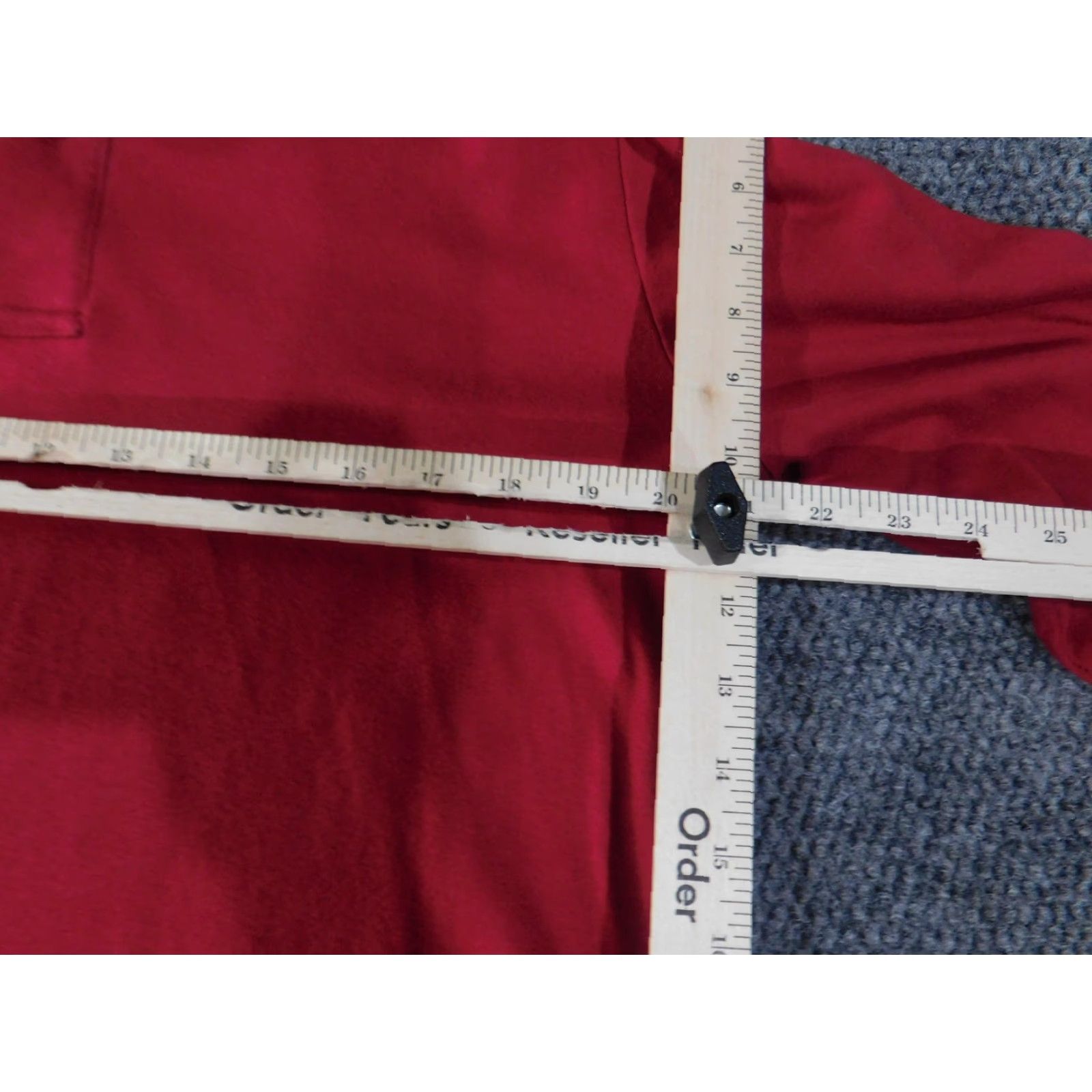 Vintage VINTAGE LL Bean Shirt Mens Large Long Sleeve Made USA 90s Classic Polo Solid Red Cotton Size US L / EU 52-54 / 3 - 5 Thumbnail