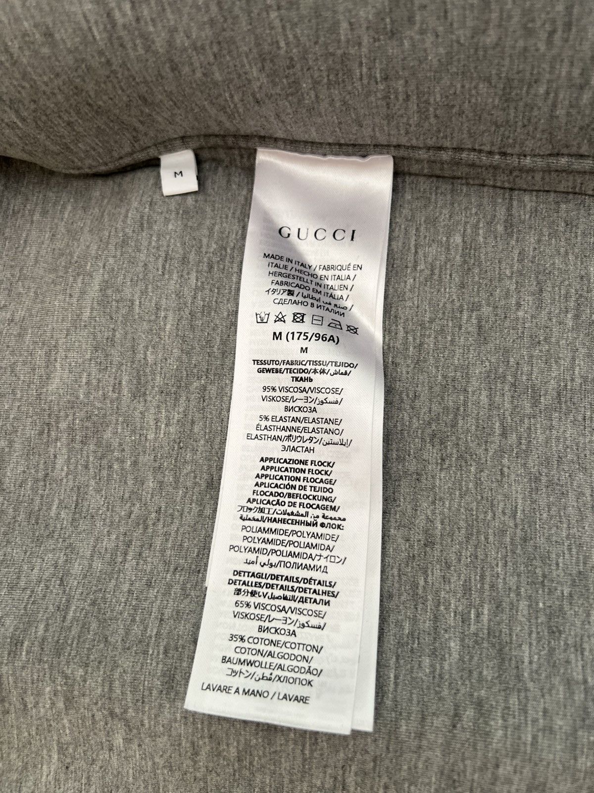 Gucci Deadstock Gucci Printed AllOver Printed Jersey Zipped Hoodie Size US M / EU 48-50 / 2 - 12 Thumbnail