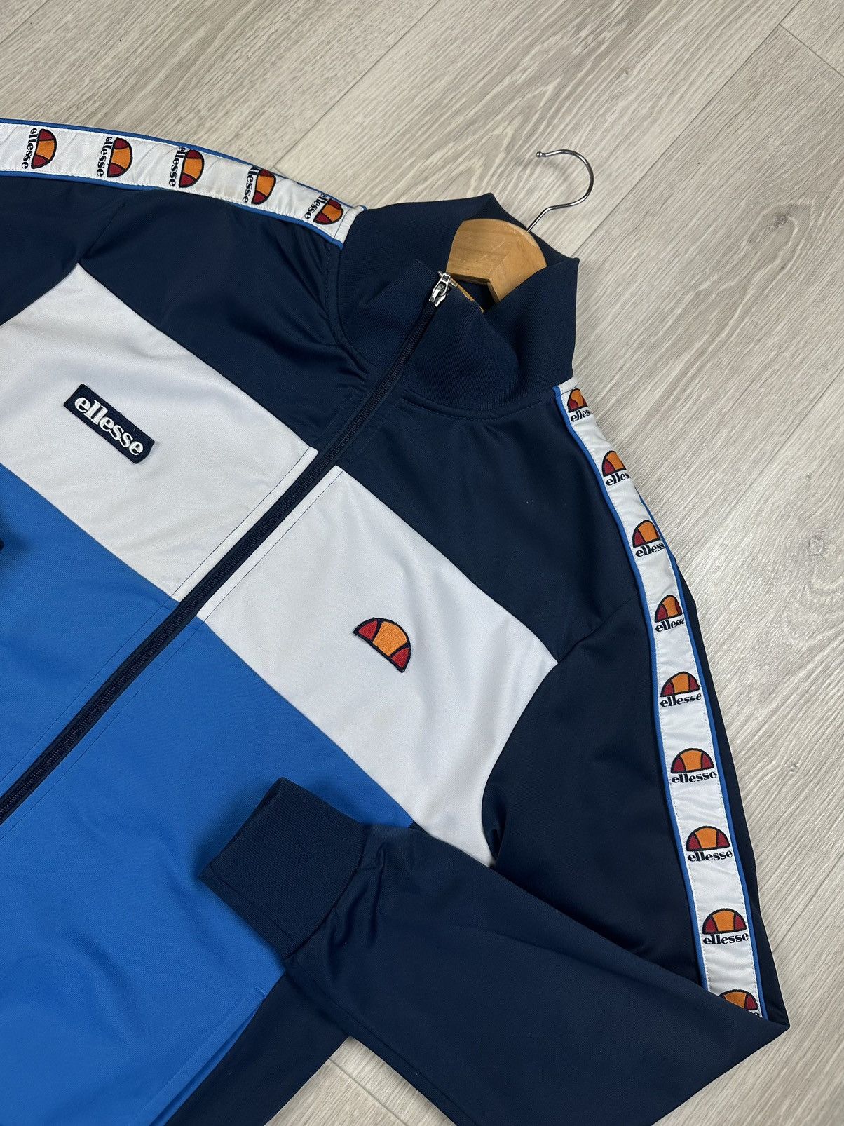 Ellesse × Vintage Vintage Ellesse Track Top Zip Sweatshirt Tennis Size US M / EU 48-50 / 2 - 2 Thumbnail